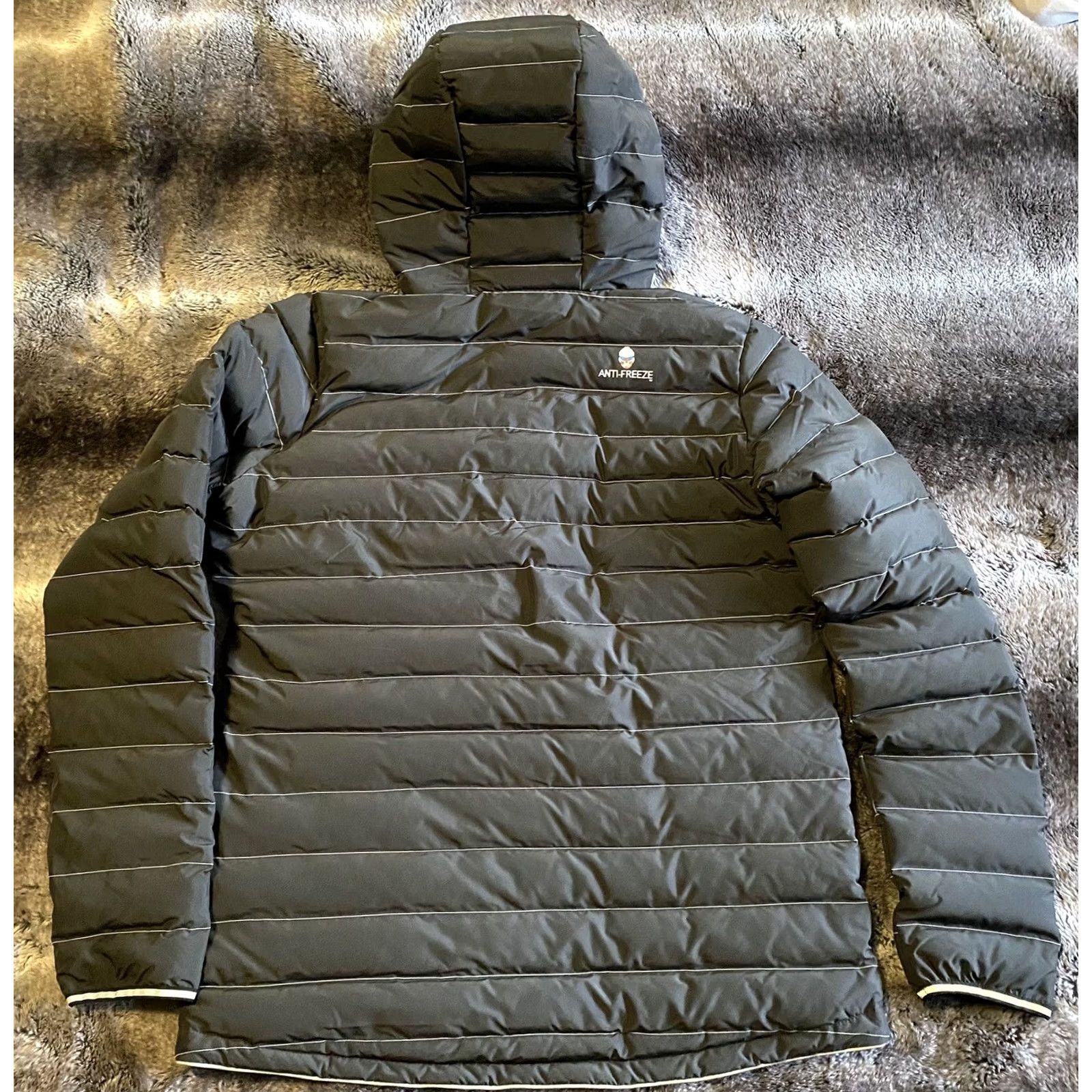 Vintage VINTAGE Anti-Freeze Puffer Jacket Women XL Hooded Black Down MSRP 280 NWT Never Worn Womens Jacket XL Black Puffer Hooded Down Jacket Size XL / US 12-14 / IT 48-50 - 2 Thumbnail