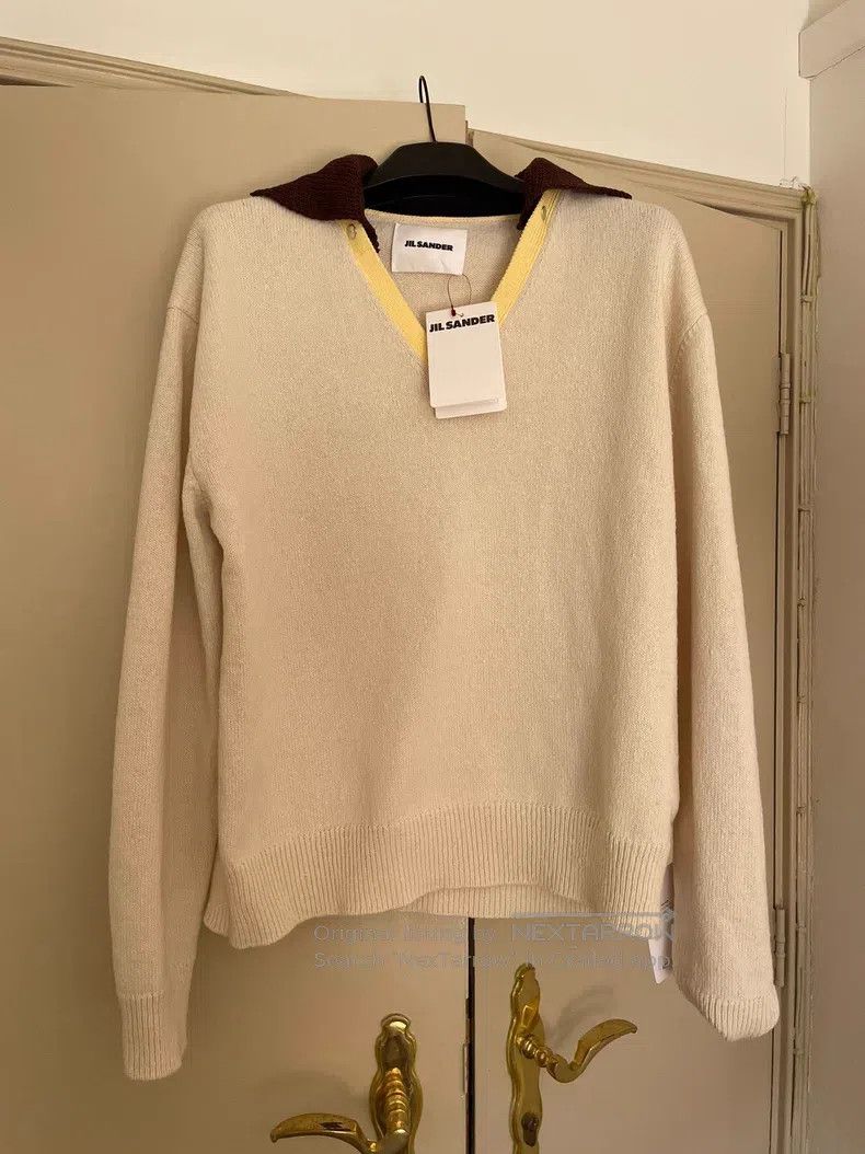 Jil Sander Jil Sander Patchwork detachable sweater Size XL / US 12-14 / IT 48-50 - 1 Thumbnail