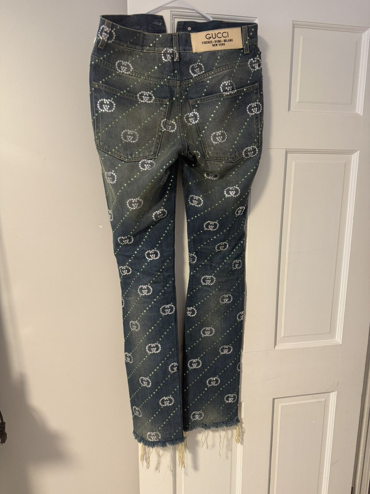 Gucci Gucci Interlocking G Frayed Edge Jeans Size US 32 / EU 48 - 2 Thumbnail