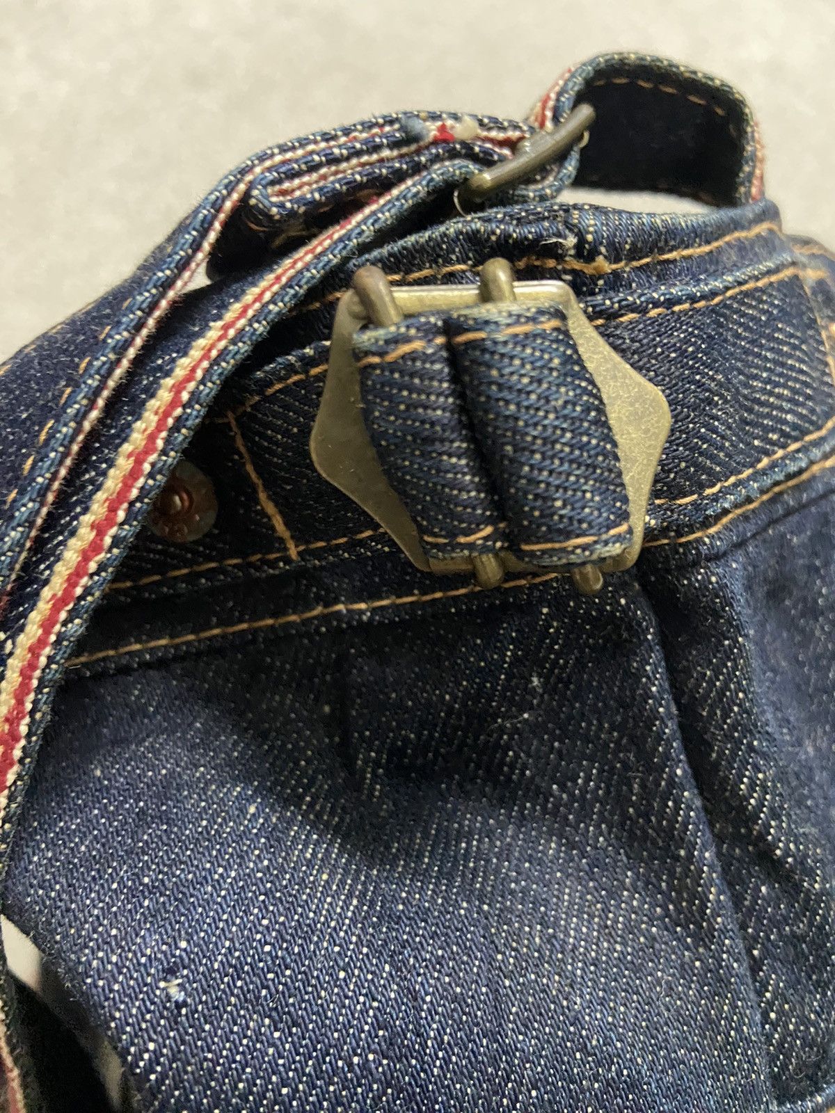 Chevignon × Indigo Chevignon Girl Selvedge Denim Sling Bag Size ONE SIZE - 6 Thumbnail