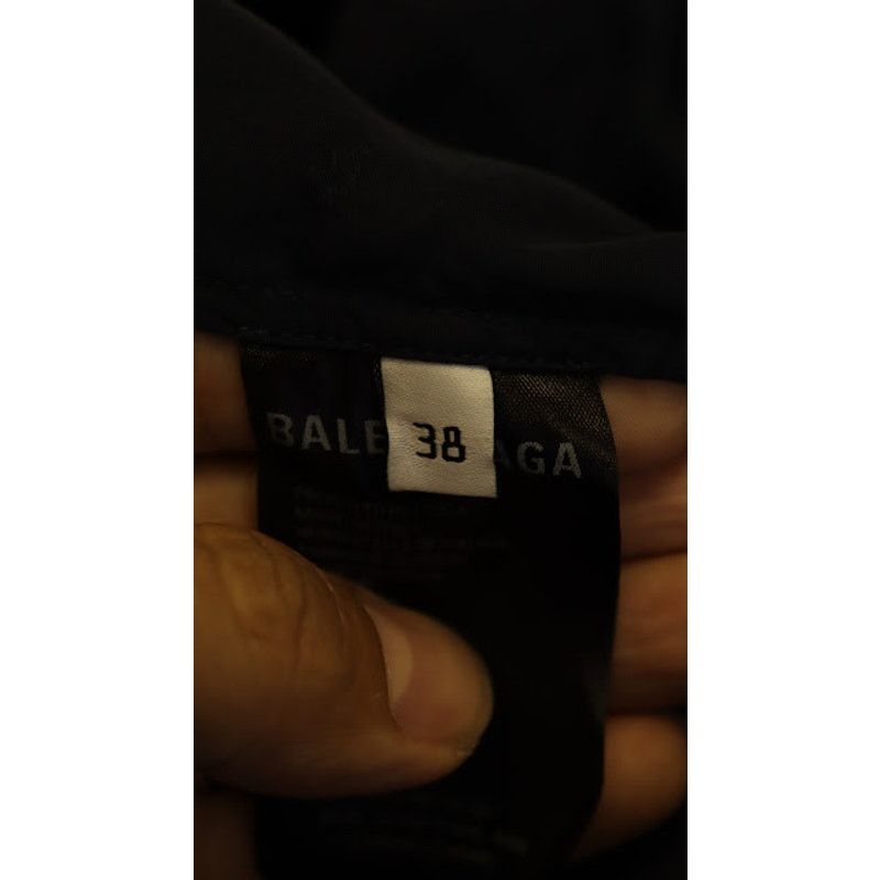 Balenciaga o1rshd1 Button up Shirt in Navy Blue Size US S / EU 44-46 / 1 - 12 Thumbnail