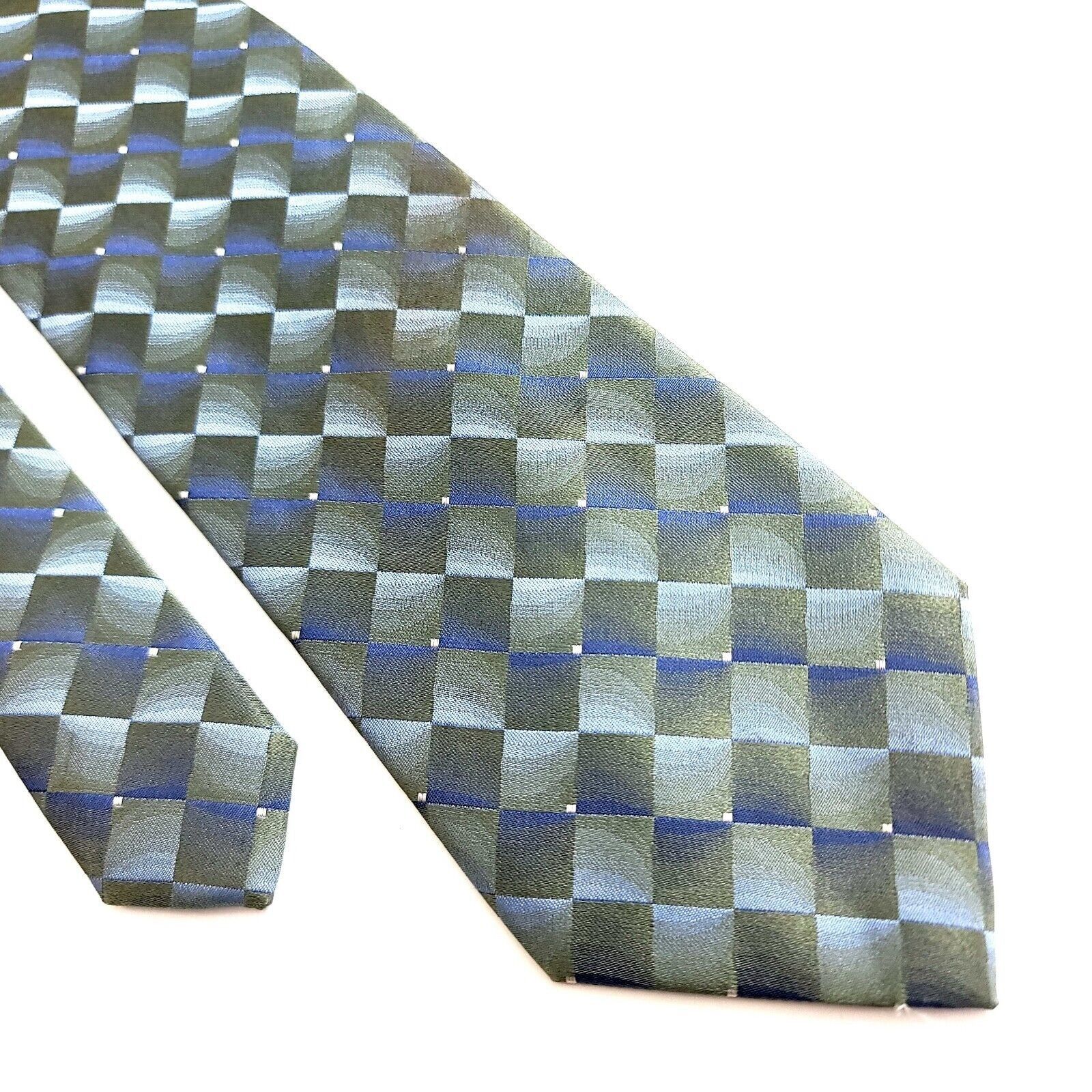 Croft & Barrow Croft & Barrow Woven Green Blue Checker Pattern Stain Resist Size ONE SIZE - 1 Thumbnail