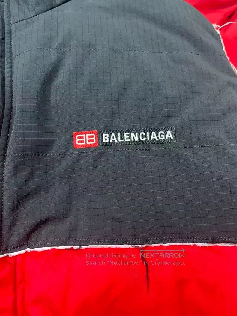 Balenciaga Balenciaga Double B Embroidered Logo Patchwork Cotton Jack Size US S / EU 44-46 / 1 - 3 Thumbnail