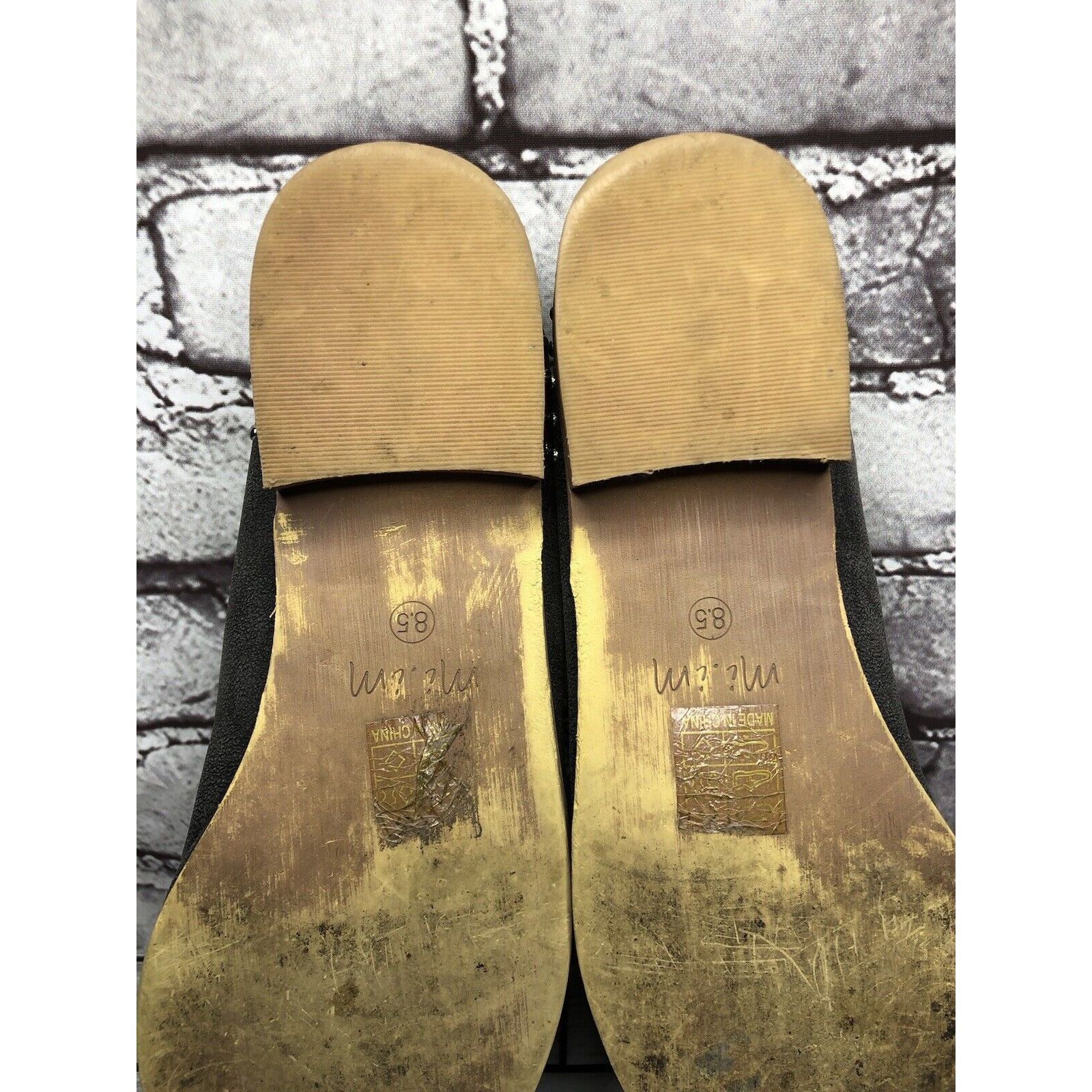 Other Mi.iM Suede Leather Studded Kiltie Loafer Slip On Mules Flat Size US 7.5 / IT 37.5 - 7 Thumbnail