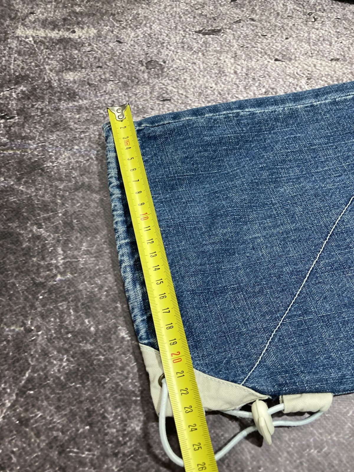 JNCO Vintage Y2K Fishbone Multi-pocket Flared Washed Jeans Pants Size US 30 / EU 46 - 24 Thumbnail