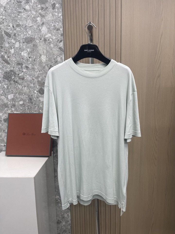 Loro Piana Loro Piana Mint Crewneck T-Shirt Size S Size US S / EU 44-46 / 1 - 1 Thumbnail