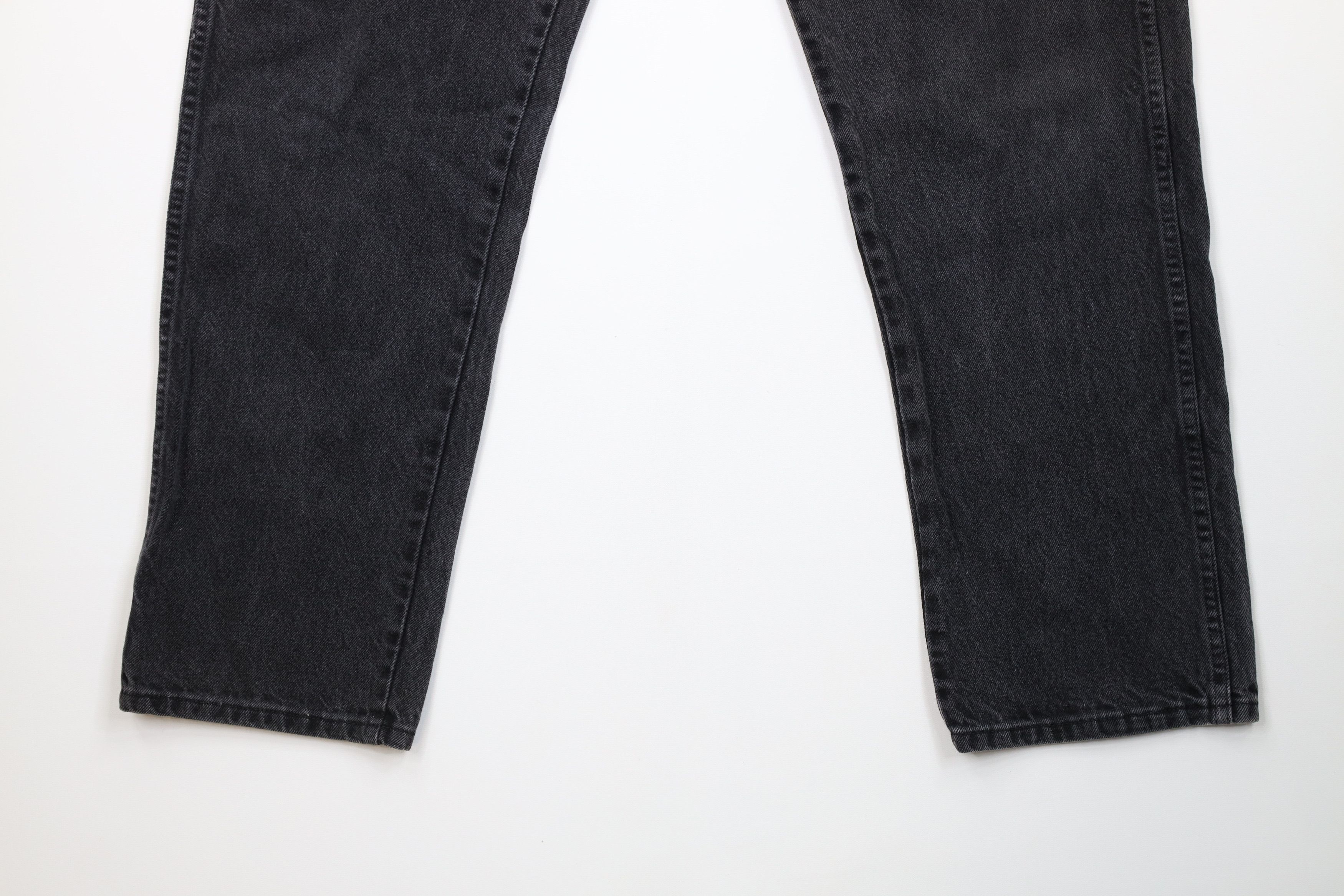 Vintage Vintage 90s Y2K Streetwear Straight Leg Denim Jeans Black Size US 40 / EU 56 - 4 Thumbnail