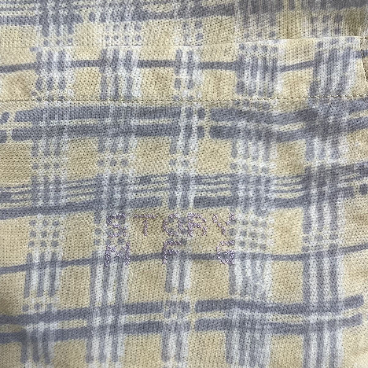 Story Mfg. Tie Dye Check Cotton Shirt Size US S / EU 44-46 / 1 - 6 Thumbnail
