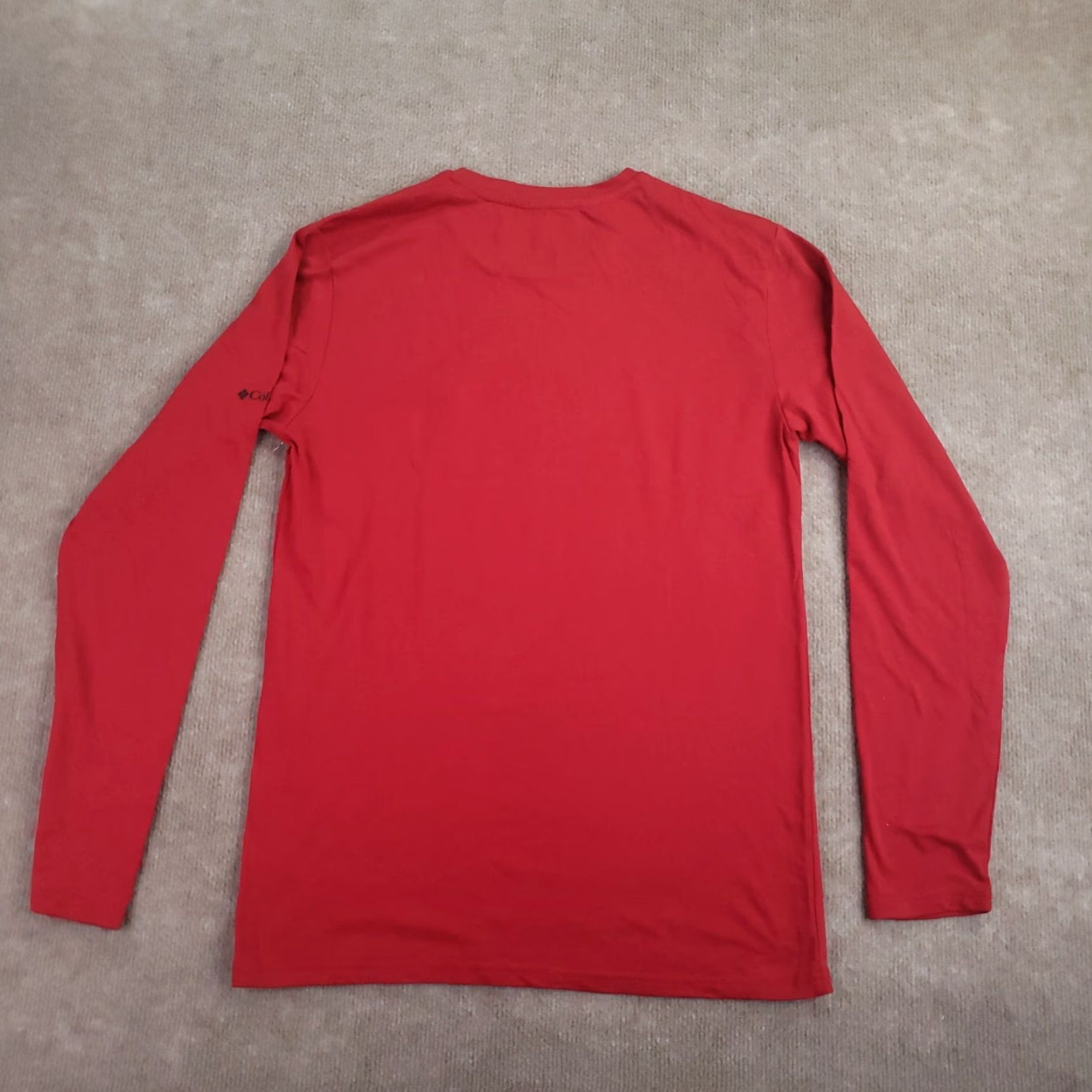 Vintage Columbia Womens Small Red Long Sleeve Crew Neck Graphic Shirt Size S / US 4 / IT 40 - 7 Thumbnail