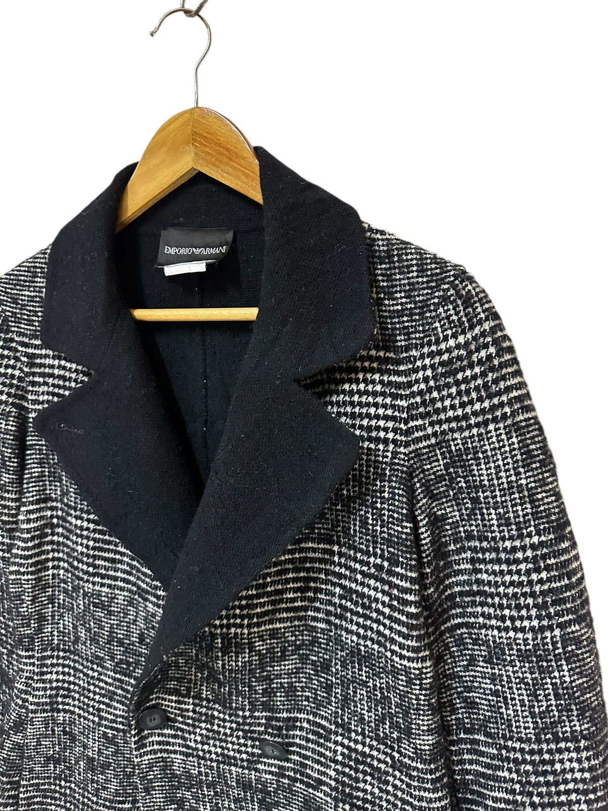 Emporio Armani Emporio armani woman tweed long jacket Size M / US 6-8 / IT 42-44 - 3 Thumbnail