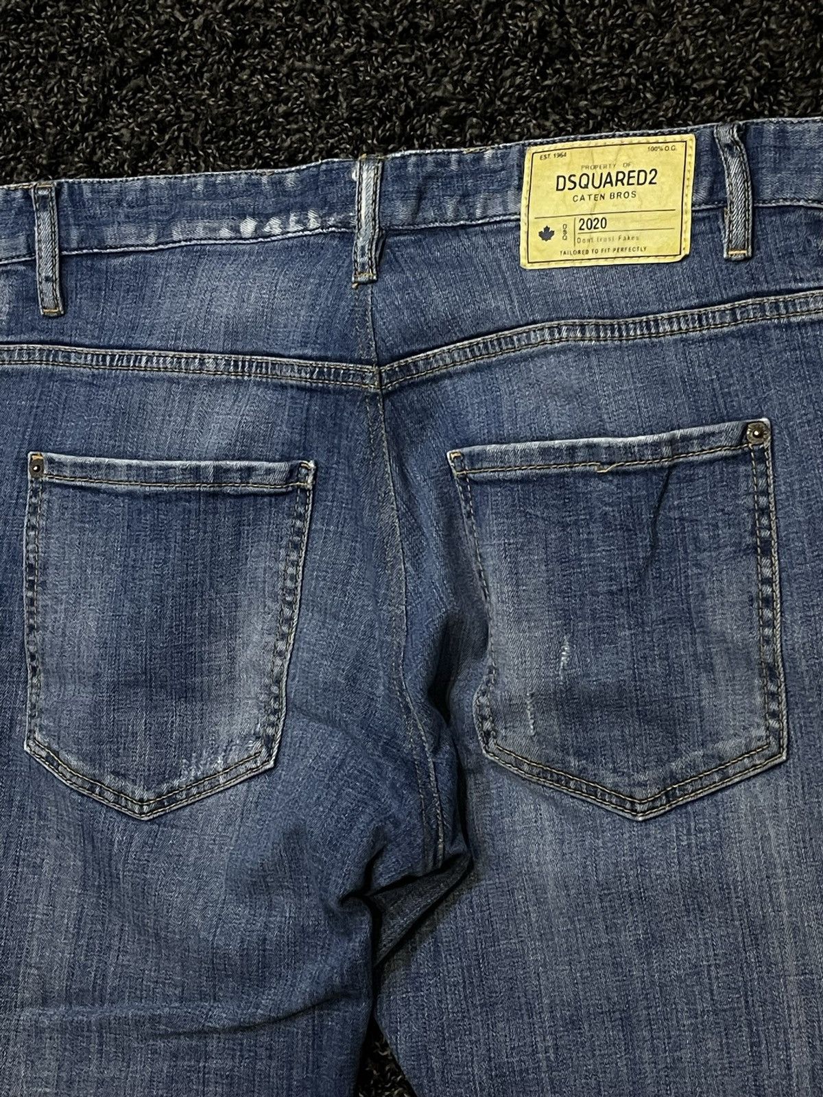 Dsquared2 Dsquared luxury distressed jeans baggy Y2K Size US 36 / EU 52 - 11 Thumbnail