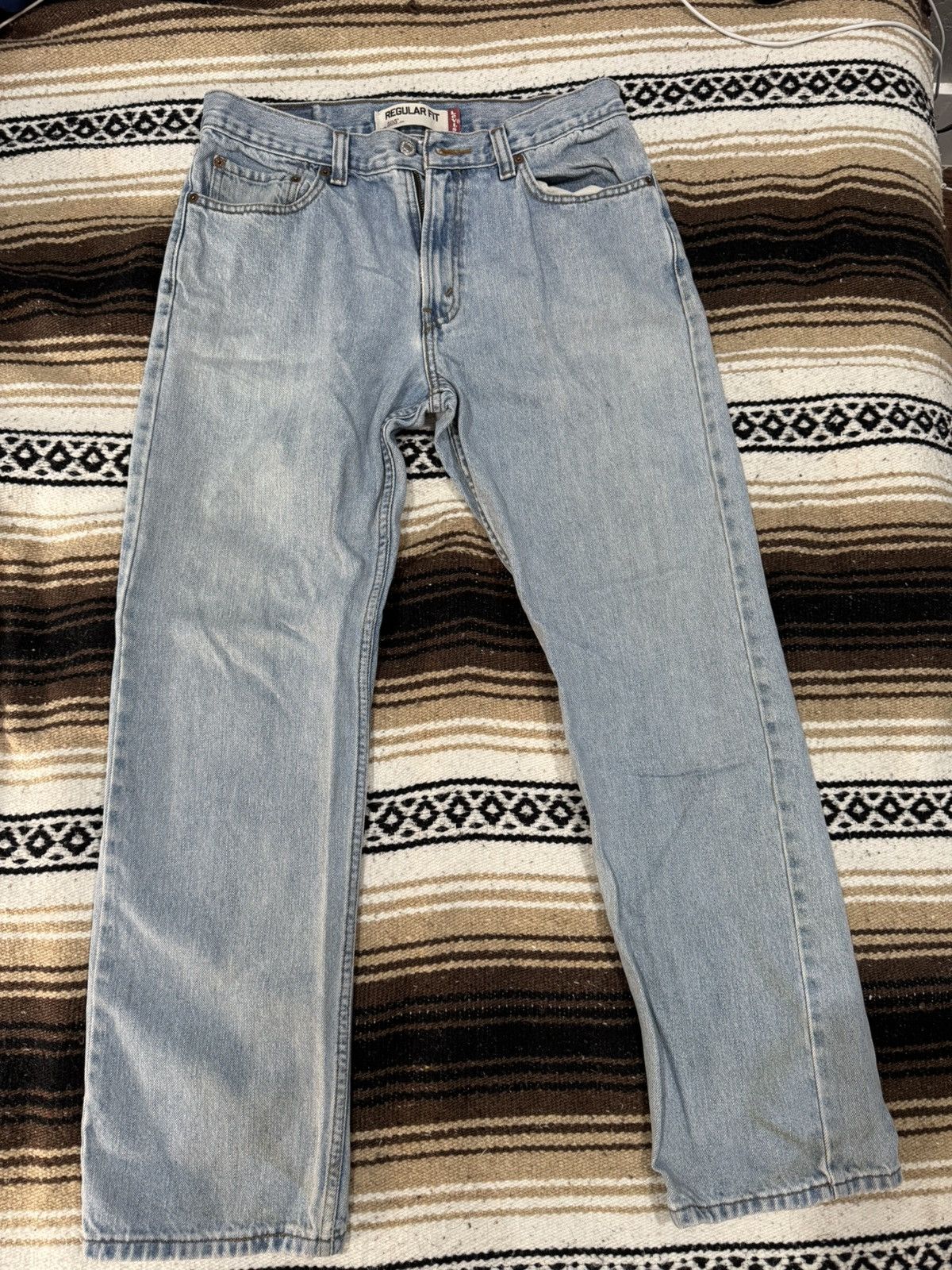 Levi's Vintage Clothing Levi Men’s 505 Rare Vintage Single R Tag Jeans 33x32 Size US 33 - 1 Thumbnail
