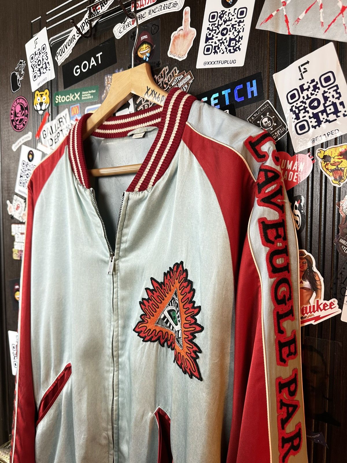 Gucci Gucci 2017 Amour illuminati Silk Bomber XXL Size US XL / EU 56 / 4 - 6 Thumbnail