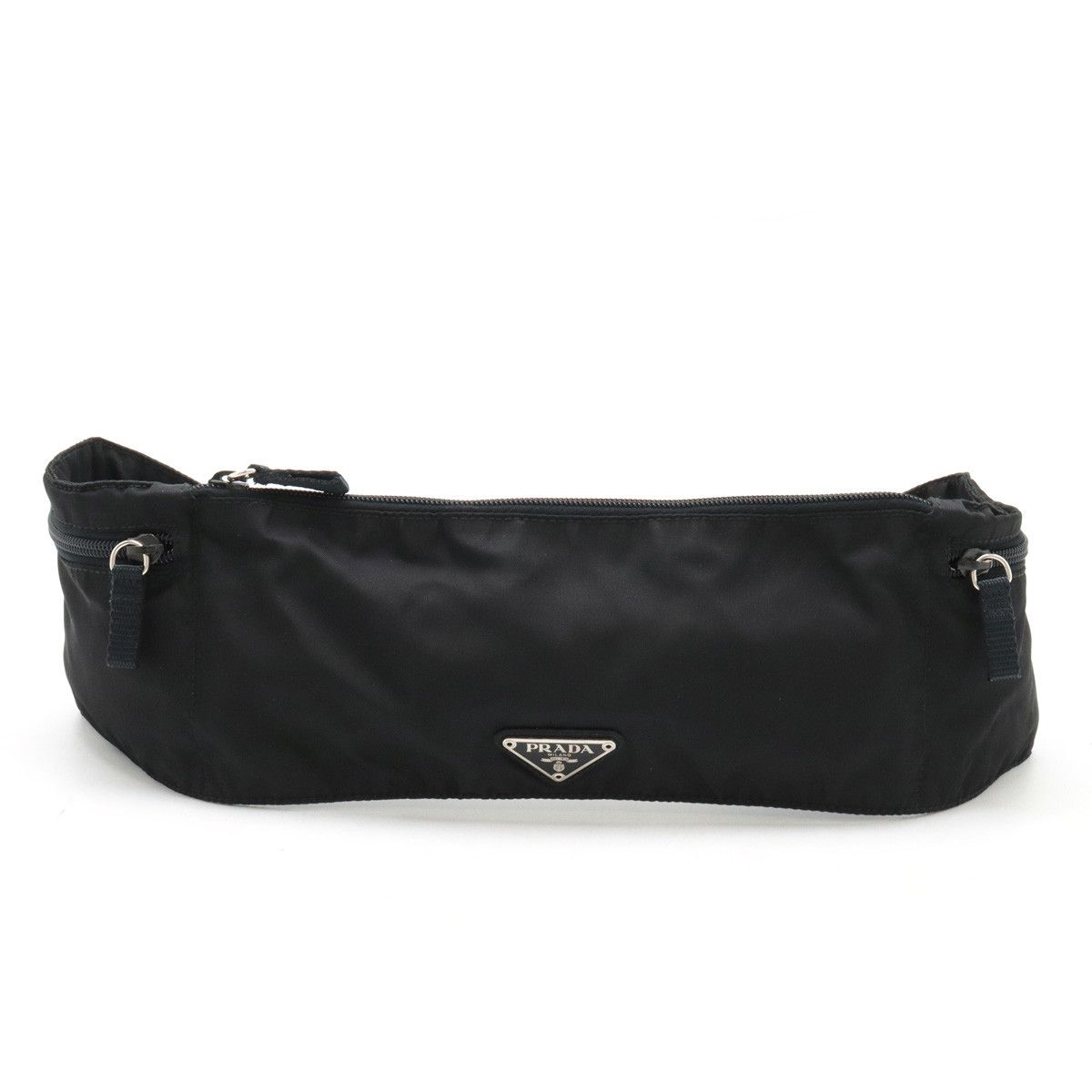 Prada Prada Prada Nylon Waist Bag Black Canvas Belt Bag in Great Condition Size ONE SIZE - 1 Thumbnail