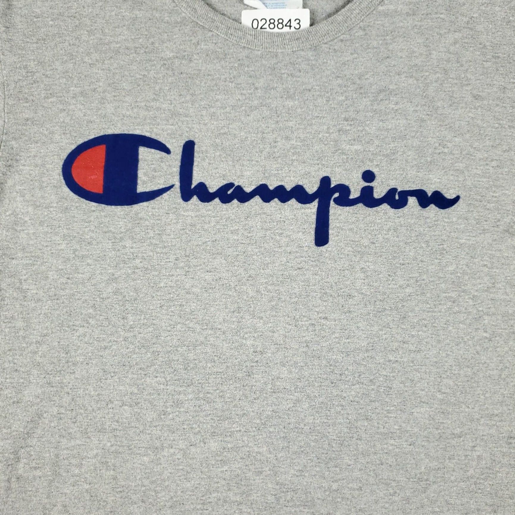 Champion Champion Pullover Sweater Mens Large Gray Long Sleeve Crew Neck Casual Cotton Blend Size US L / EU 52-54 / 3 - 2 Thumbnail
