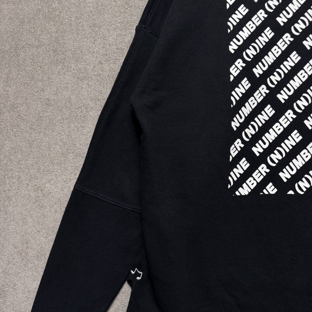 Number (N)ine Number (N)ine Spell Out Logo Sweatshirt Size US L / EU 52-54 / 3 - 7 Thumbnail
