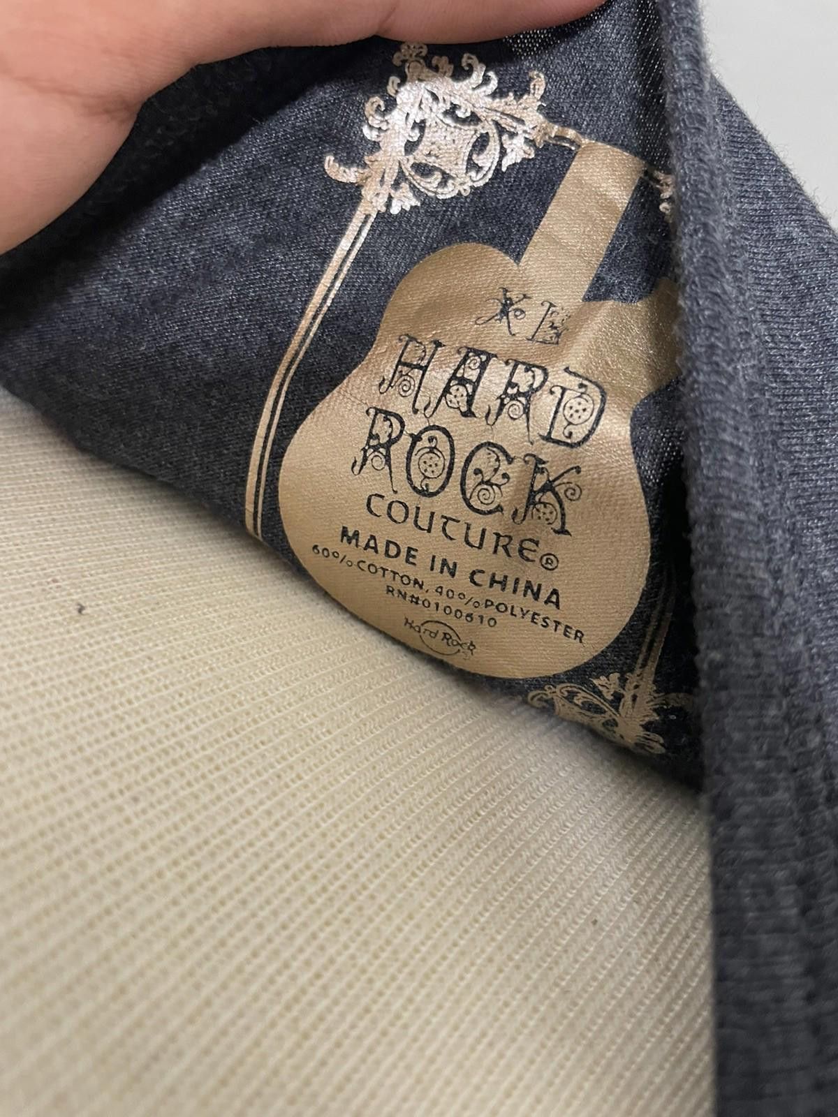 Hard Rock Cafe NWT Hard Rock Couture Sioux City Shirt Women XL Gray Guitar Size XL / US 12-14 / IT 48-50 - 2 Thumbnail