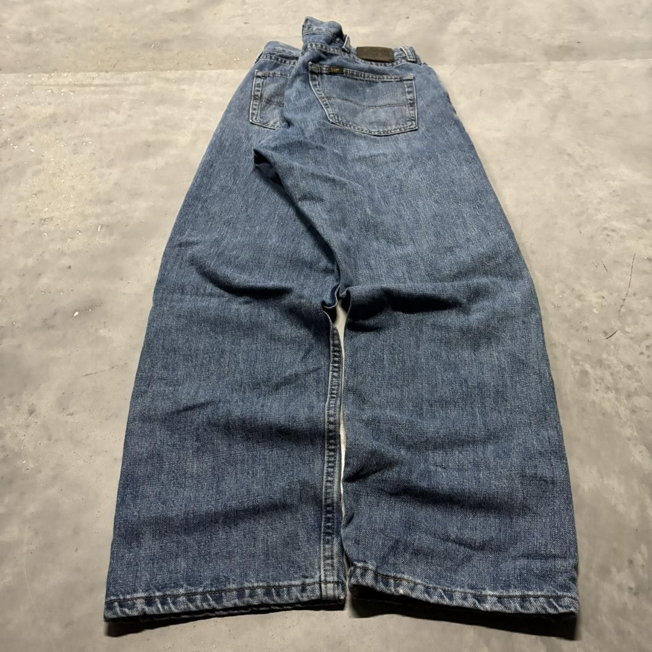 Japanese Brand × Vintage Crazy Vintage Y2K:2000s Grunge Medium Wash Denim Jeans! Size US 33 - 4 Thumbnail