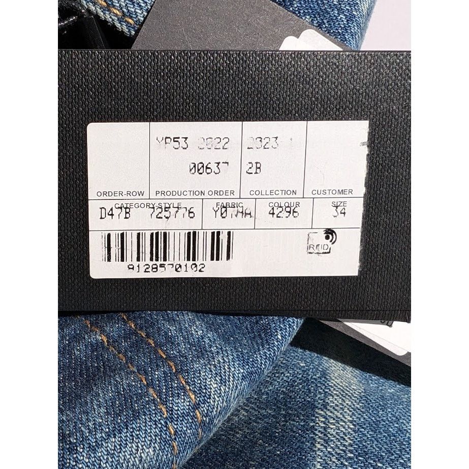 Saint Laurent Paris o1rshd1 Denim Jeans in Blue Size US 34 / EU 50 - 17 Thumbnail