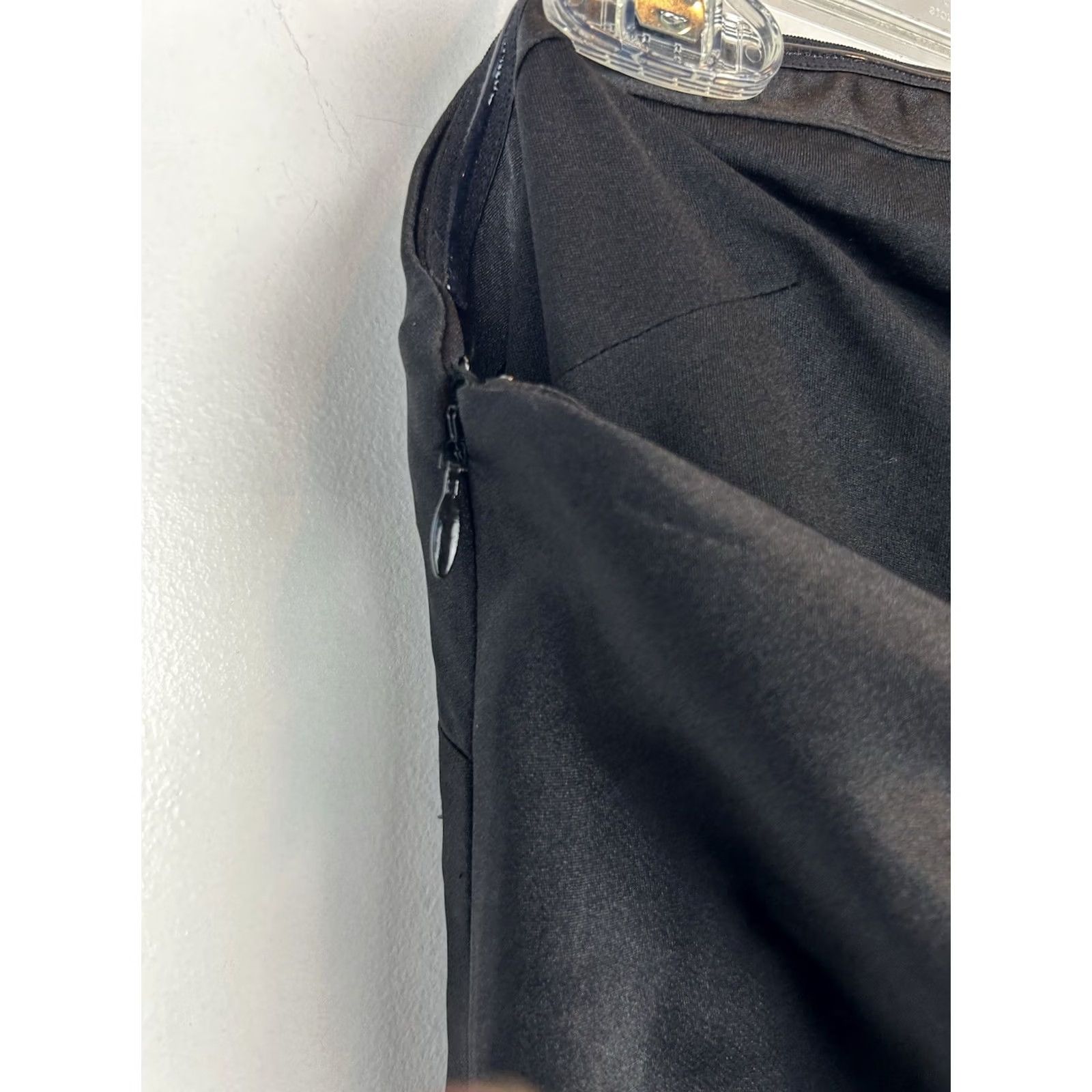 Express VINTAGE Express Slip Dress Womens S Strapless Black Satin Midi Event Evening Cocktail Size S / US 4 / IT 40 - 5 Thumbnail
