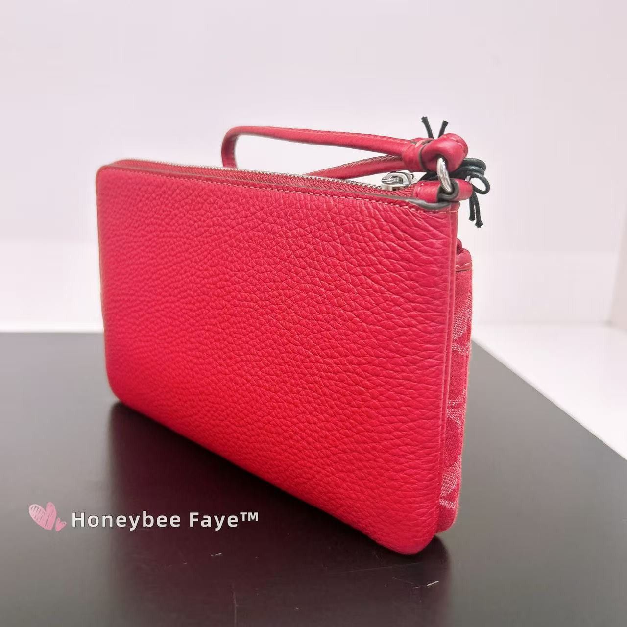 Coach Double Zip Wallet In Signature Denim CDN22 Size ONE SIZE - 5 Thumbnail
