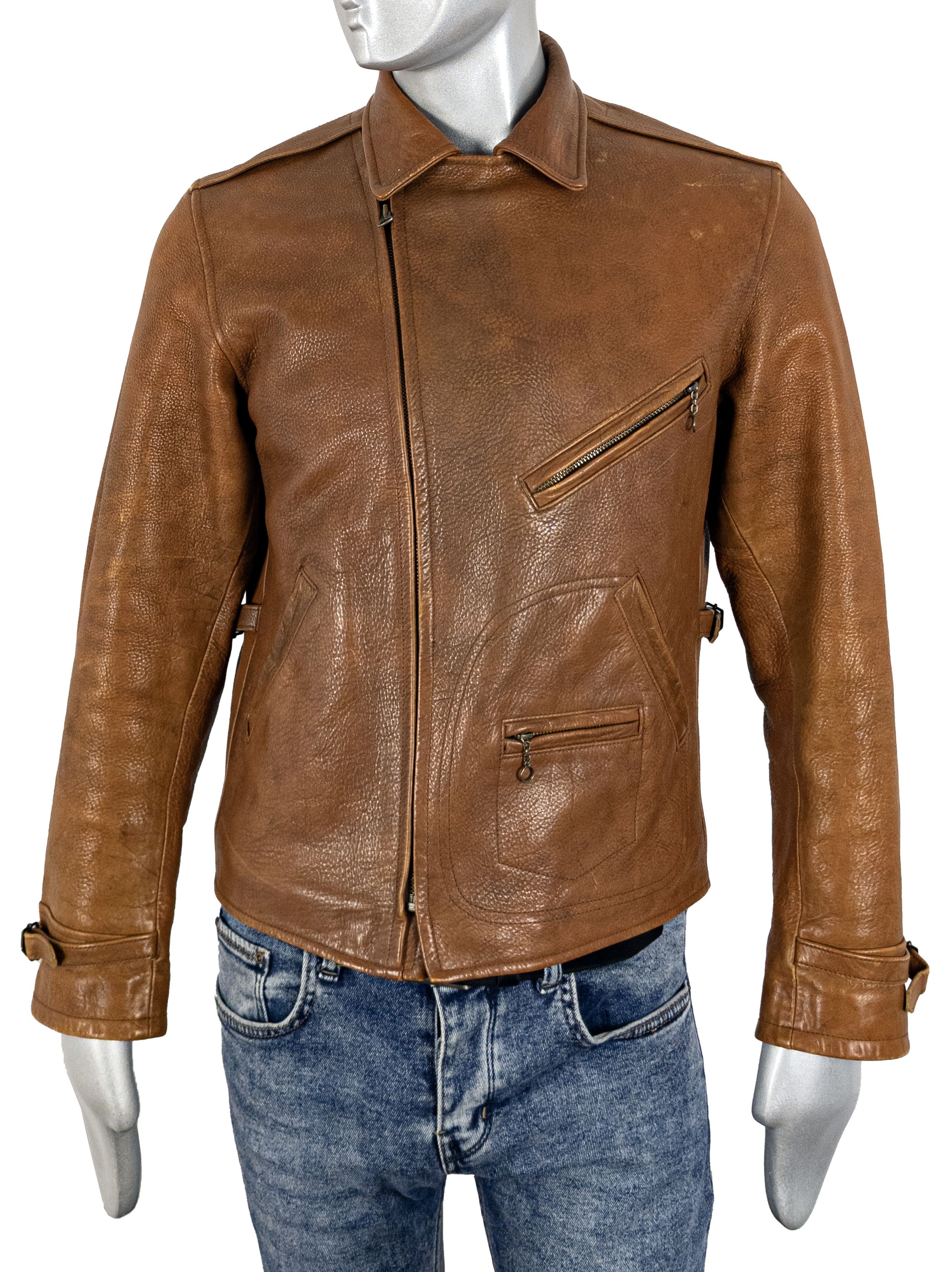 ジャケット・アウター 1990's POLO WESTERN LETHER JKT Vintage 90s Polo Ralph Lauren Leather Biker Jacket J 24 Type