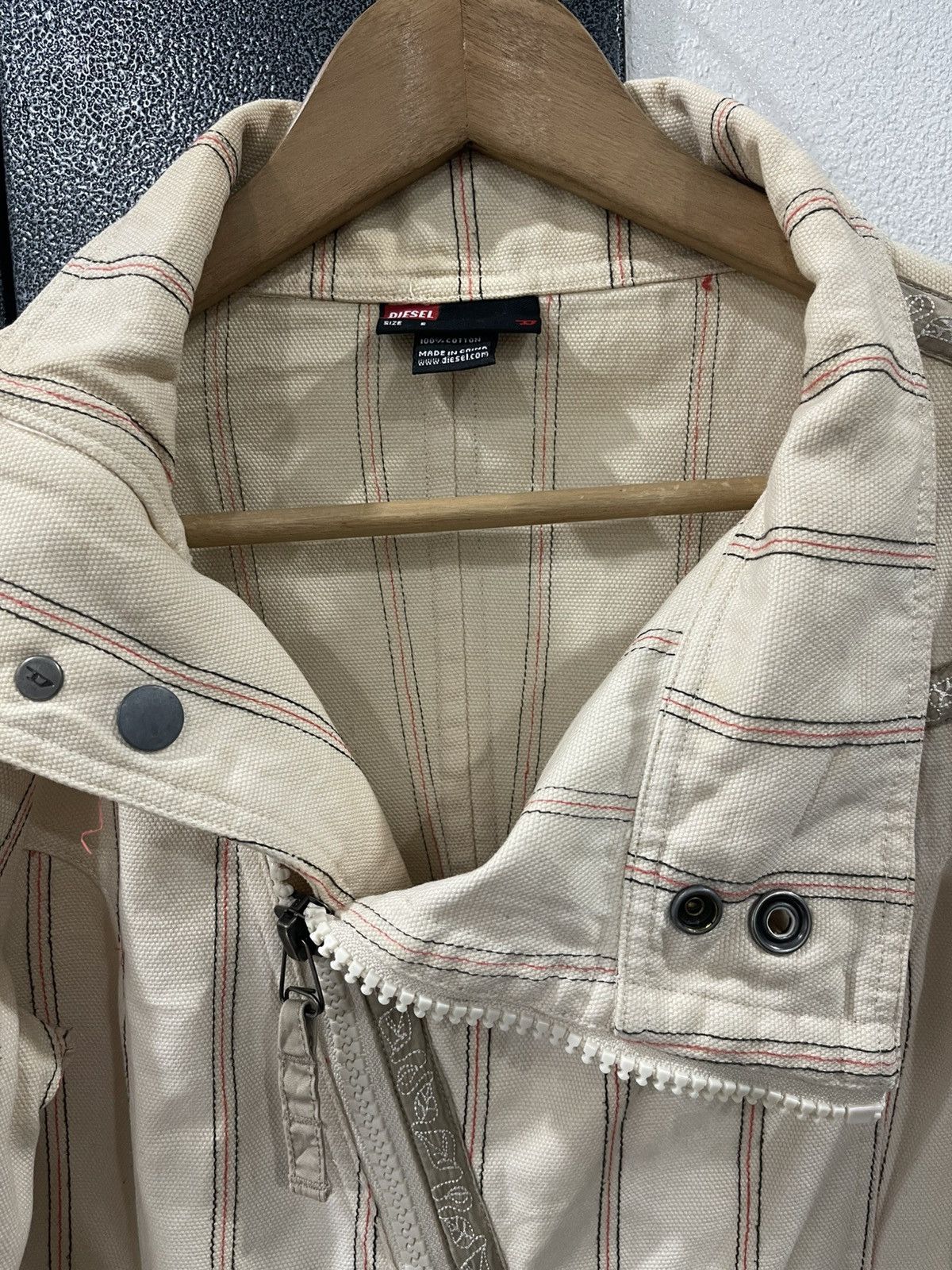 Diesel Diesel Asymmetrical Zip Jacket Size XS / US 0-2 / IT 36-38 - 6 Thumbnail