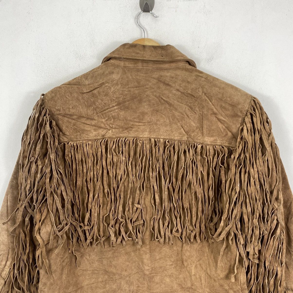 Vintage Legend Vintage 70s Suede Fringe Western Jacket Brown Sz S Size US S / EU 44-46 / 1 - 5 Thumbnail