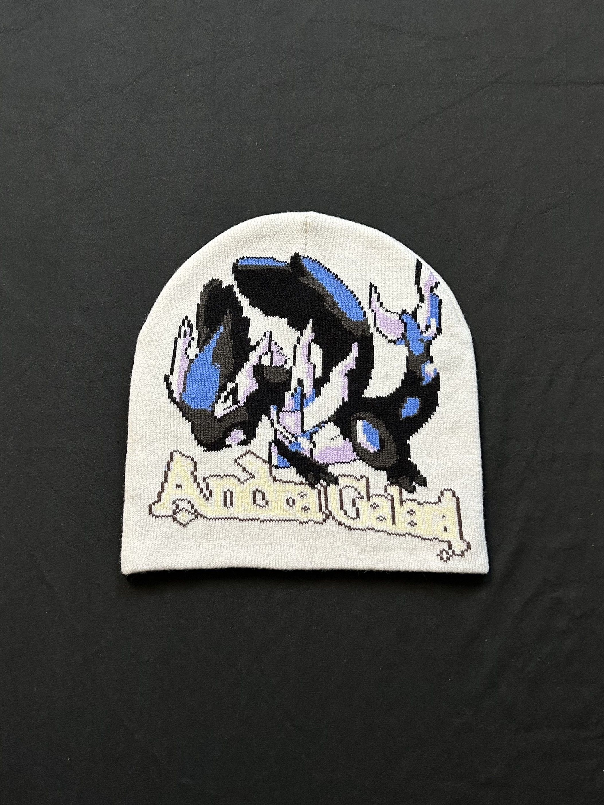 Japanese Brand Deadstock Dialga Graphic No Cuff Pink Beanie Hat OS Size ONE SIZE - 1 Thumbnail