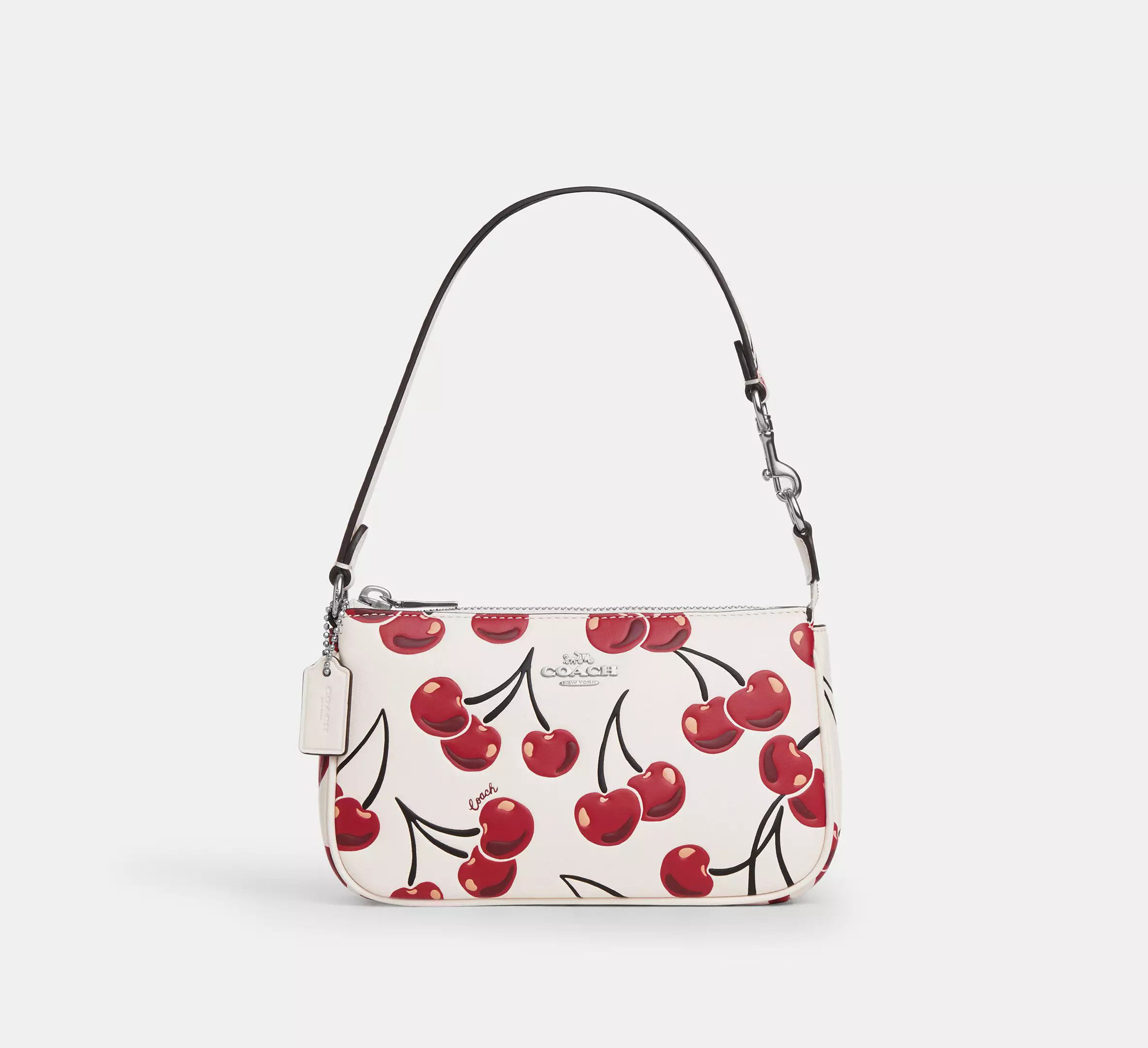 Coach 🍒 Nolita 19 With Cherry Print CZ012 Size ONE SIZE - 4 Thumbnail