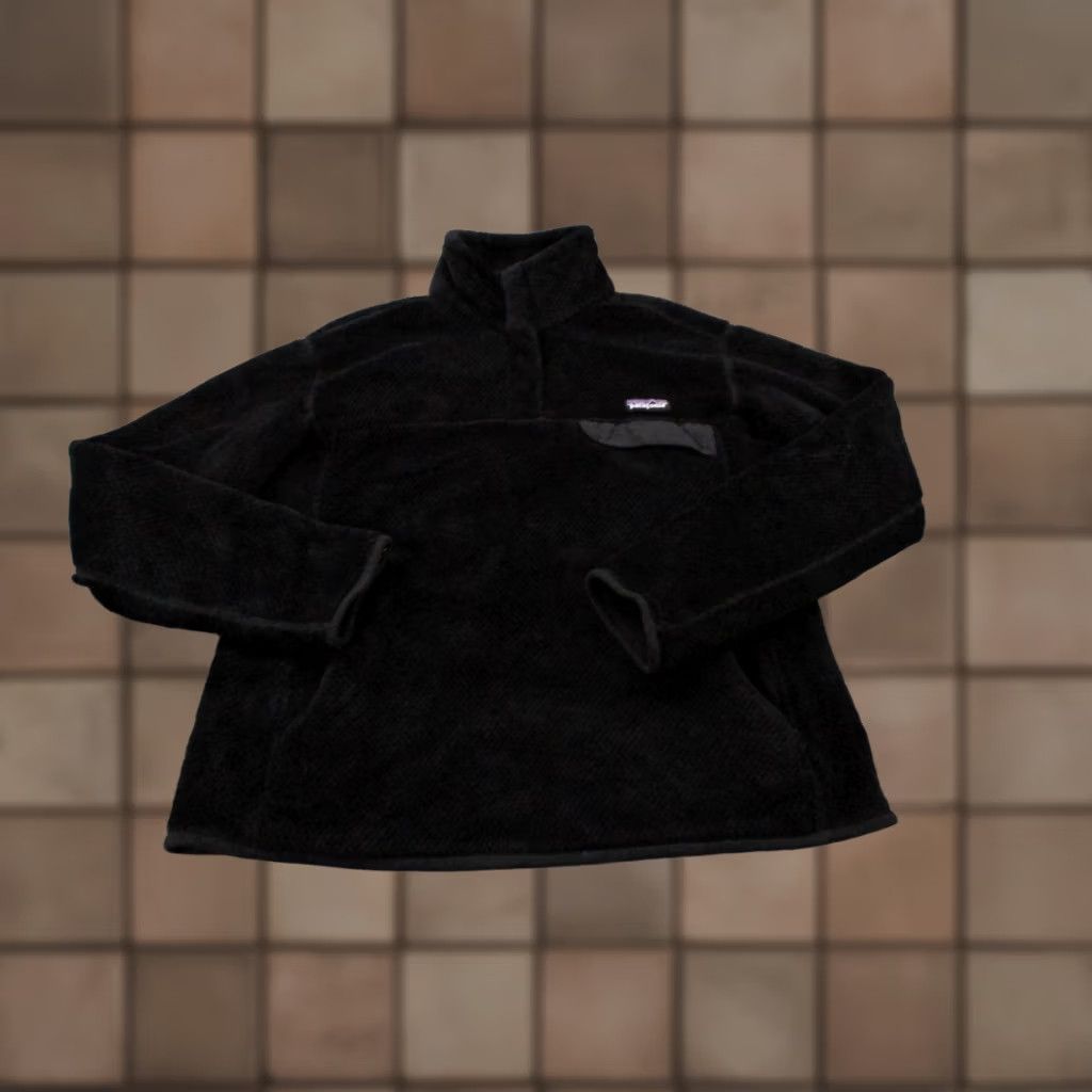 Patagonia Patagonia Jacket Womens XL Black Snap Fleece Windbreaker Outdoor 90s? Size XL / US 12-14 / IT 48-50 - 1 Thumbnail