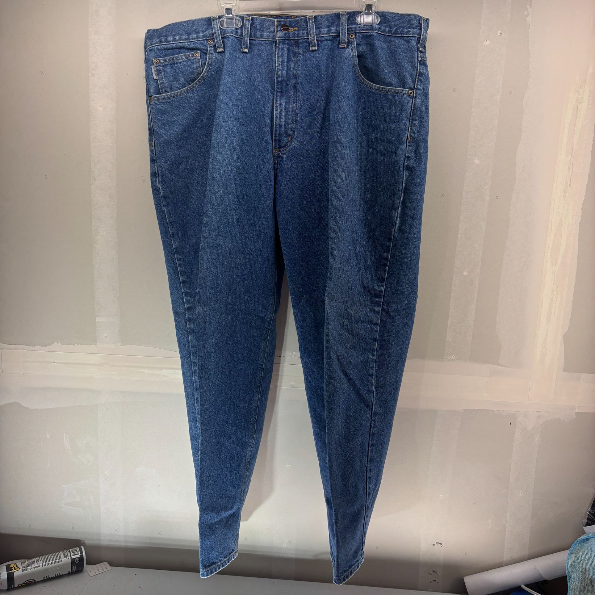 Carhartt Carhartt Relaxed Fit Tapered Leg Denim Jeans B17 DST Men’s 4 Size US 44 / EU 60 - 1 Thumbnail