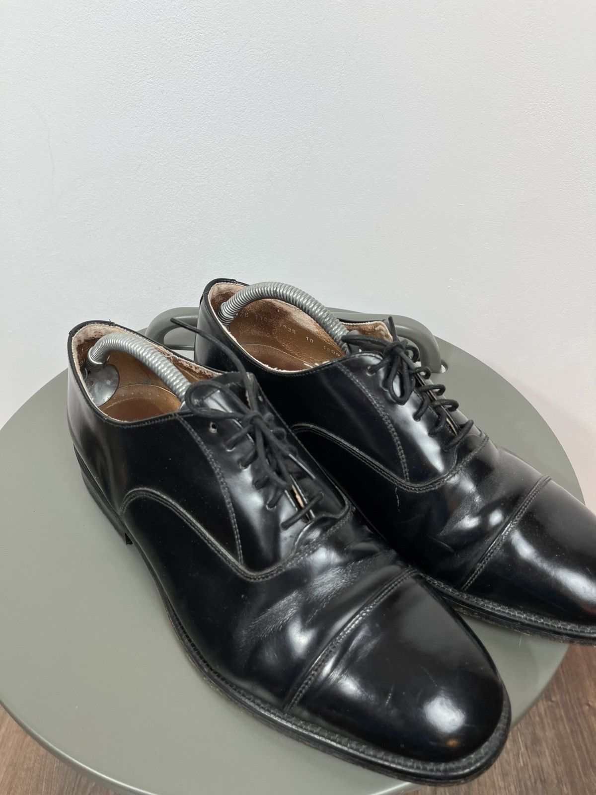 Other James Mark Black Leather Cap Toe Oxford Shoes Men US 10 Size US 10 / EU 43 - 2 Thumbnail