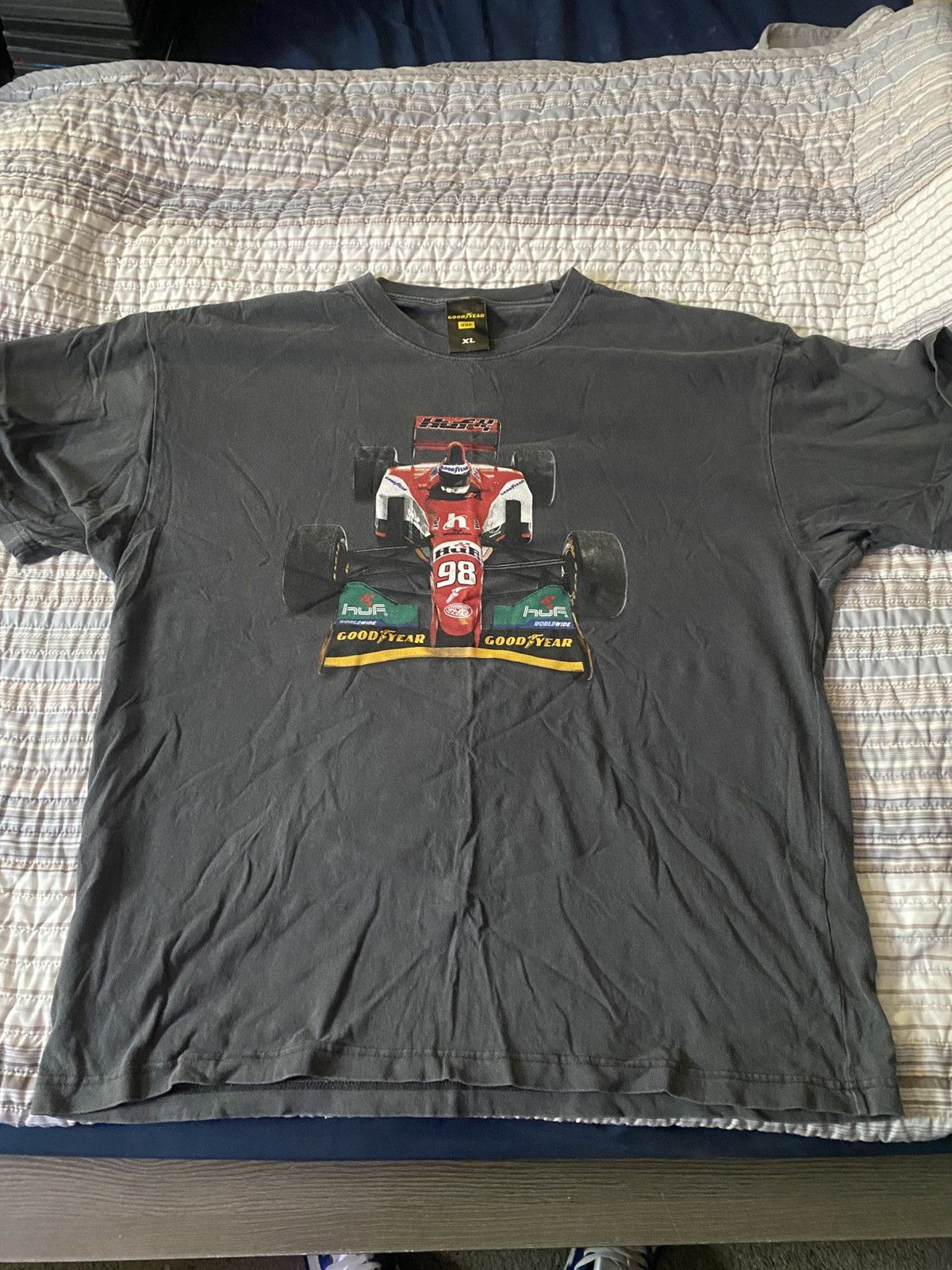 Huf Huf Goodyear F1 Tee XL Size US XL / EU 56 / 4 - 1 Thumbnail