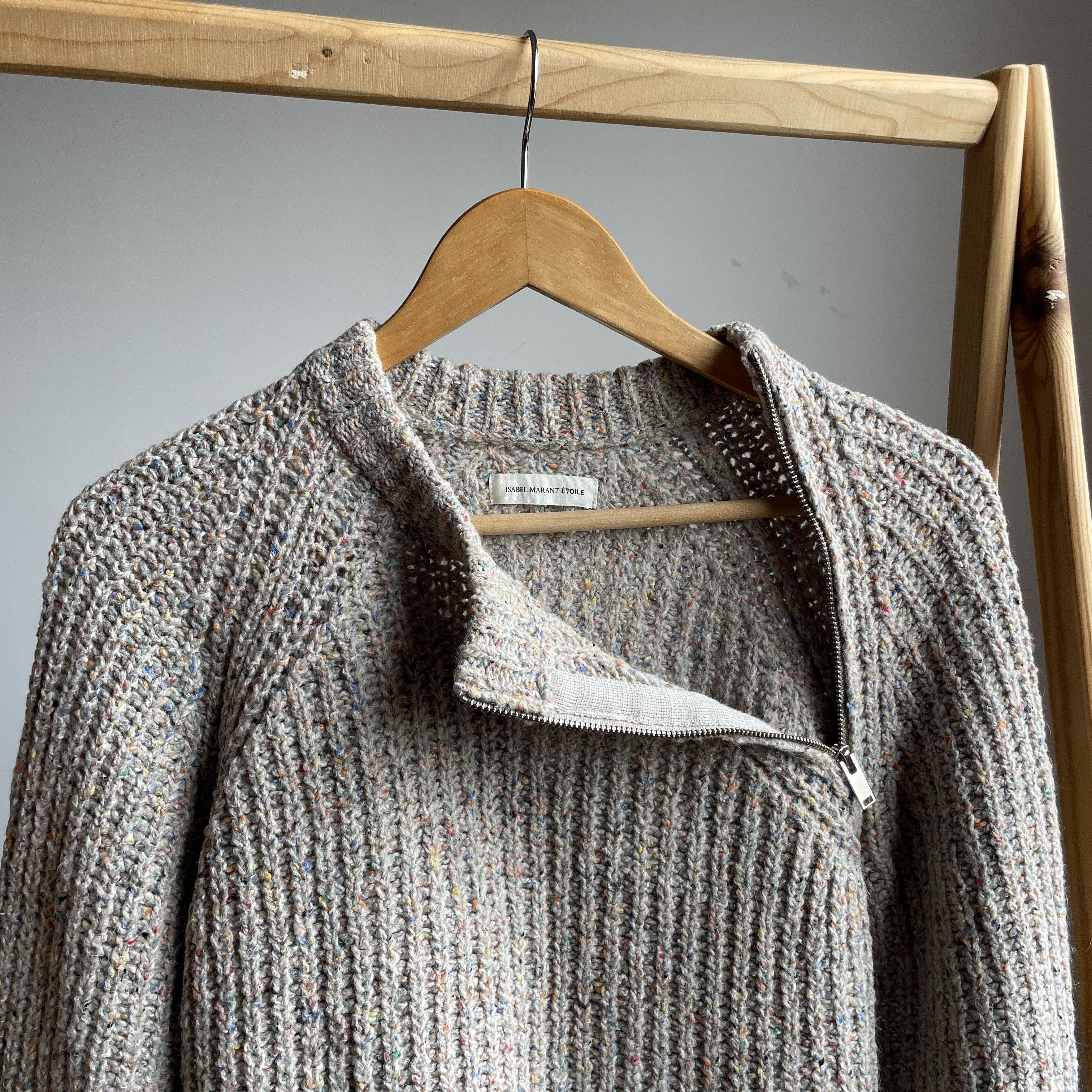 Isabel Marant Etoile Isabel Marant Etoile Happy Chunky Rib Wool Blend Sweater Size XS / US 0-2 / IT 36-38 - 4 Thumbnail