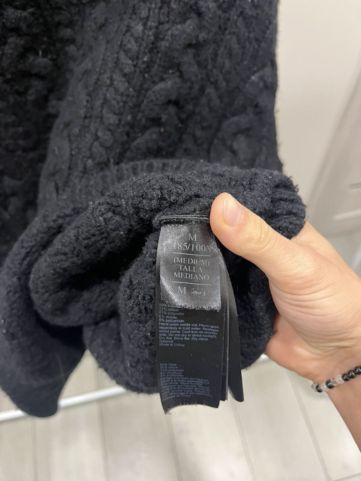 Allsaints Vintage sweater Allsaints knitted size M black Size US M / EU 48-50 / 2 - 5 Thumbnail