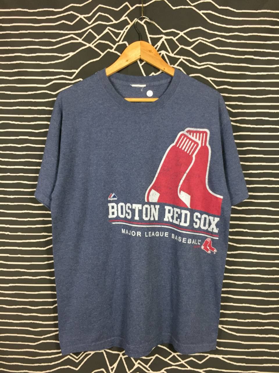 MLB × Majestic × Vintage Majestic MLB Boston Red Sox Big Logo American Sport Tee Size US L / EU 52-54 / 3 - 2 Thumbnail