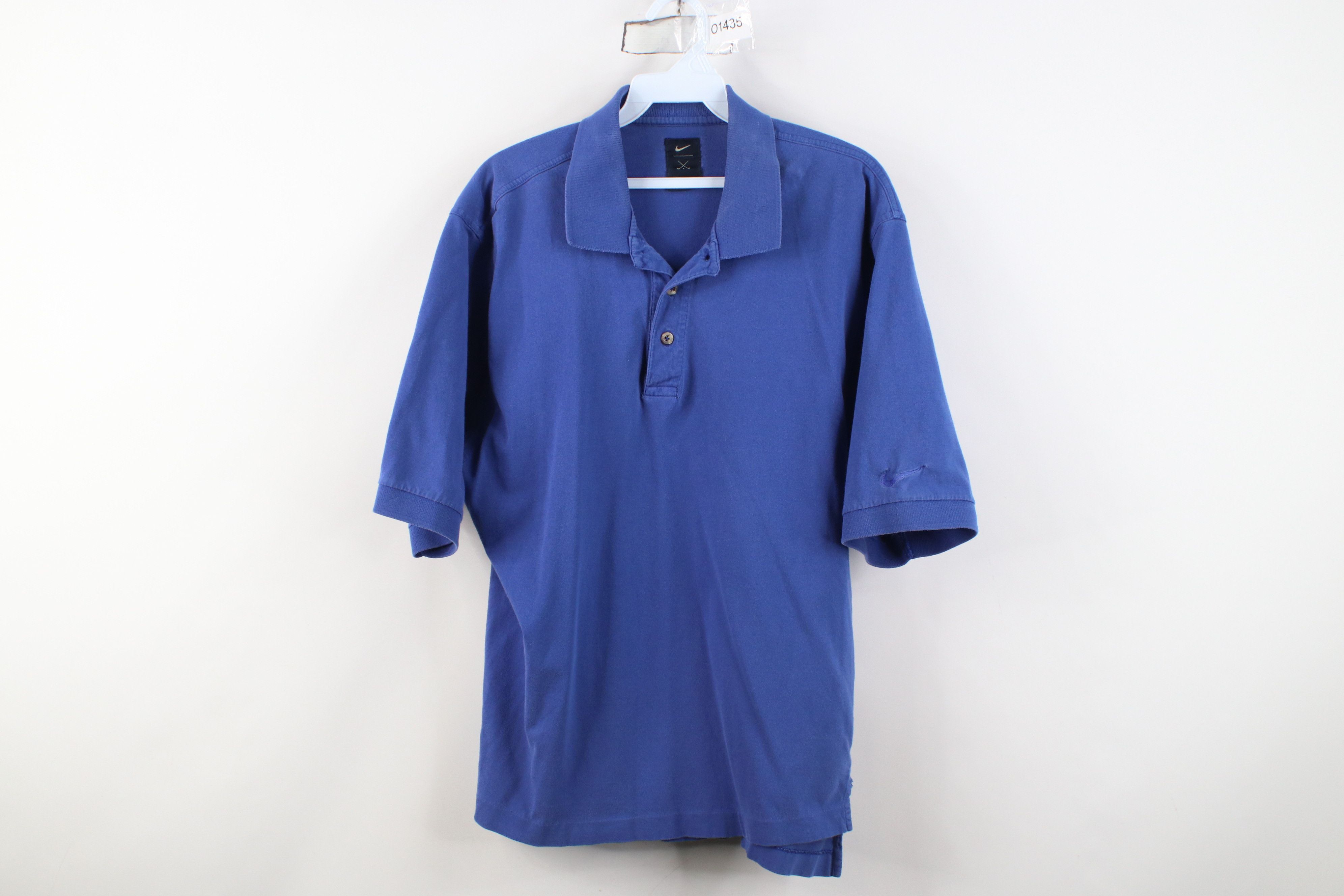 Nike × Vintage Vintage 90s NIKE Polo Swooshed Buttoned Shirt | Grailed