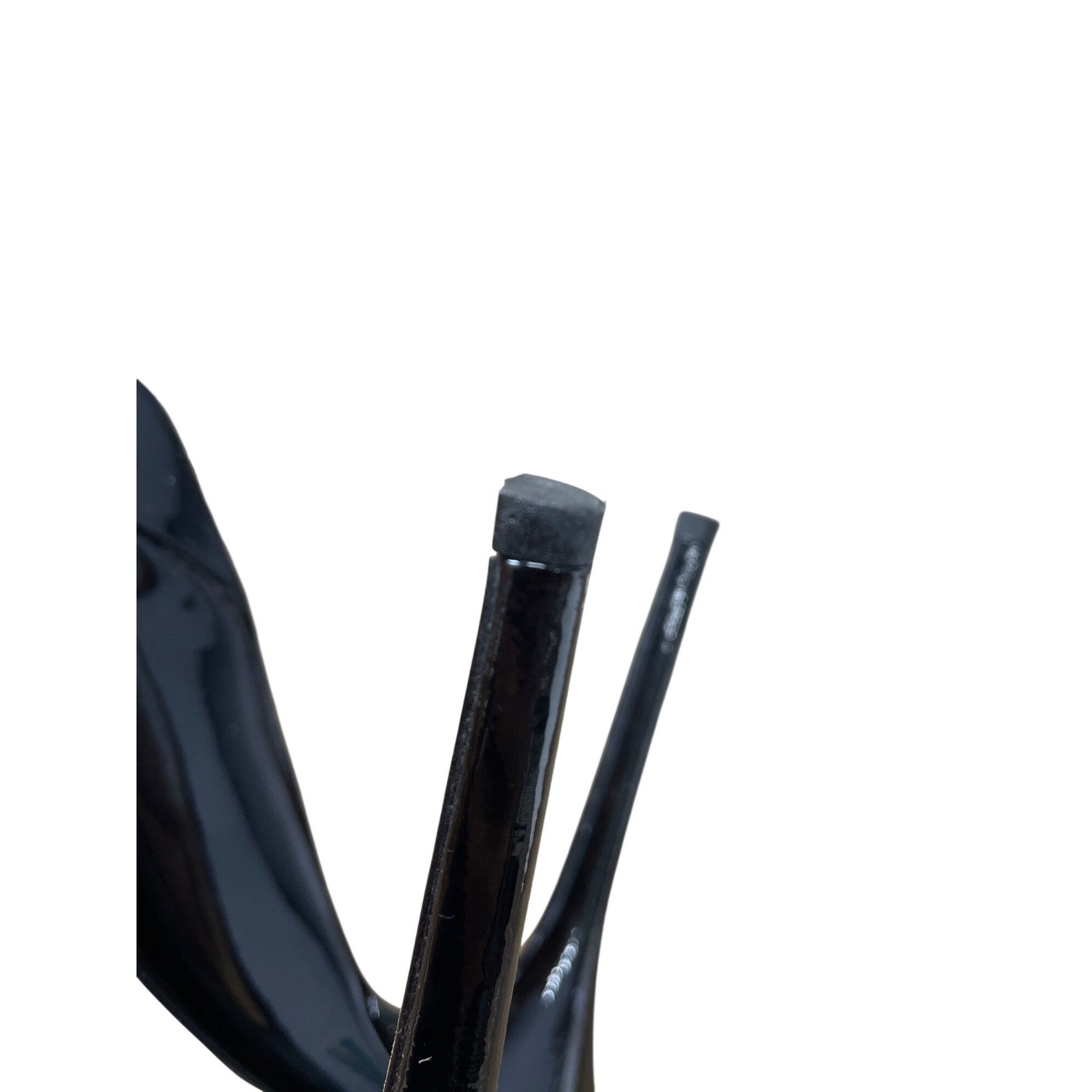 Jimmy Choo Jimmy Choo womans Black Patent Leather Stiletto 5.5" Heels S Size US 10.5 / IT 40.5 - 6 Thumbnail