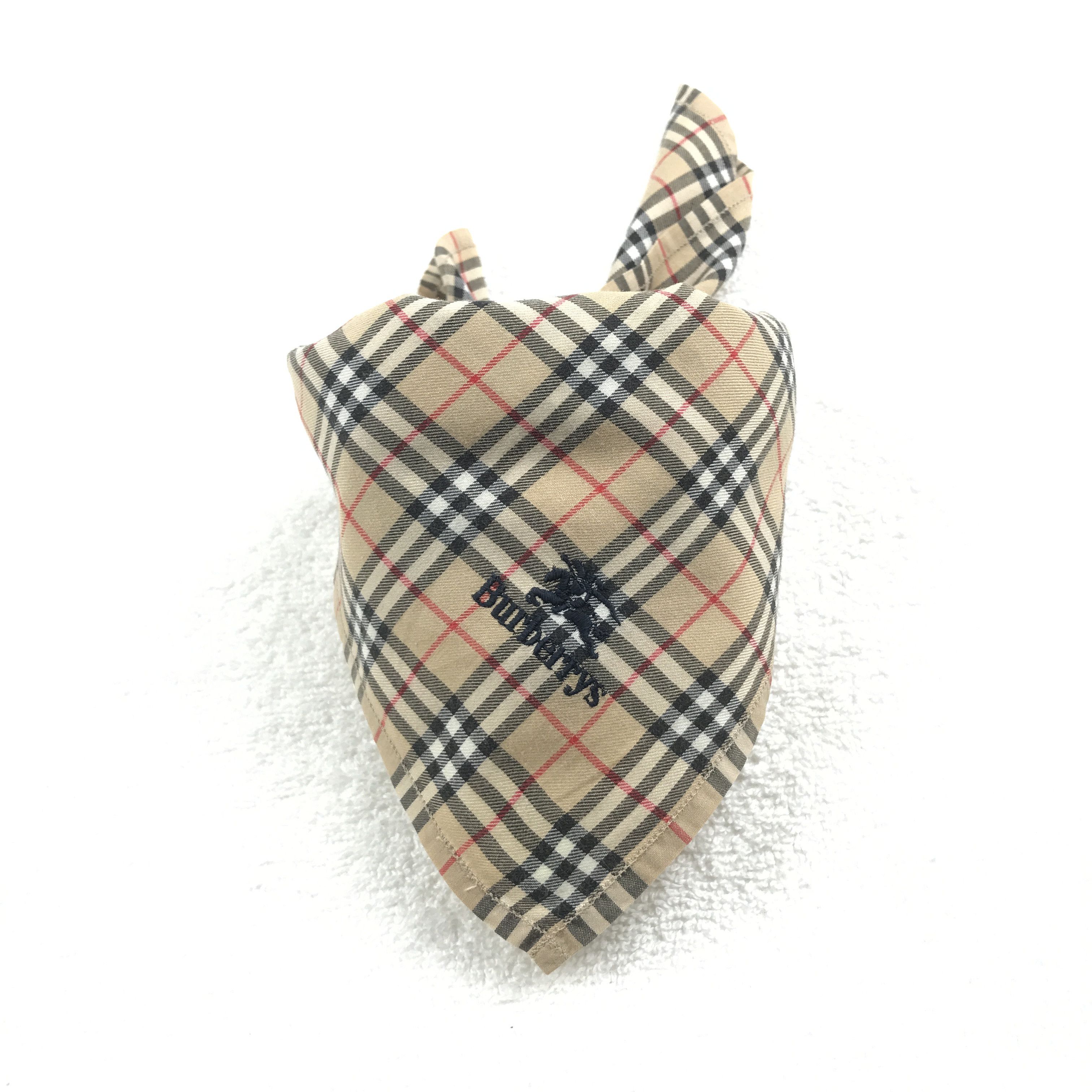 Burberry × Vintage Vintage Burberry Nova Check Bandana Neckerchief Handkerchief Size ONE SIZE - 4 Thumbnail