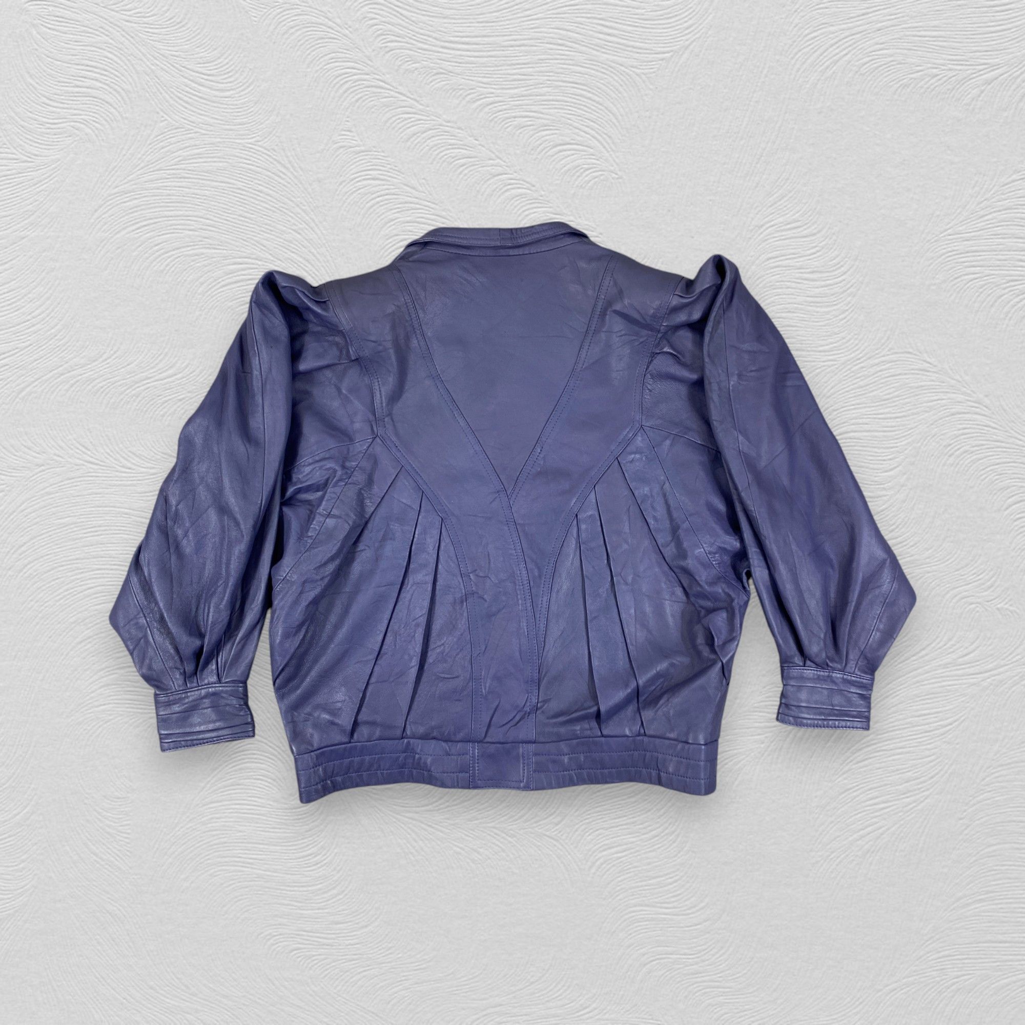 Vintage Vintage Genuine Real Leather Cropped Jacket Avant-Garde-J425 Size US S / EU 44-46 / 1 - 2 Thumbnail