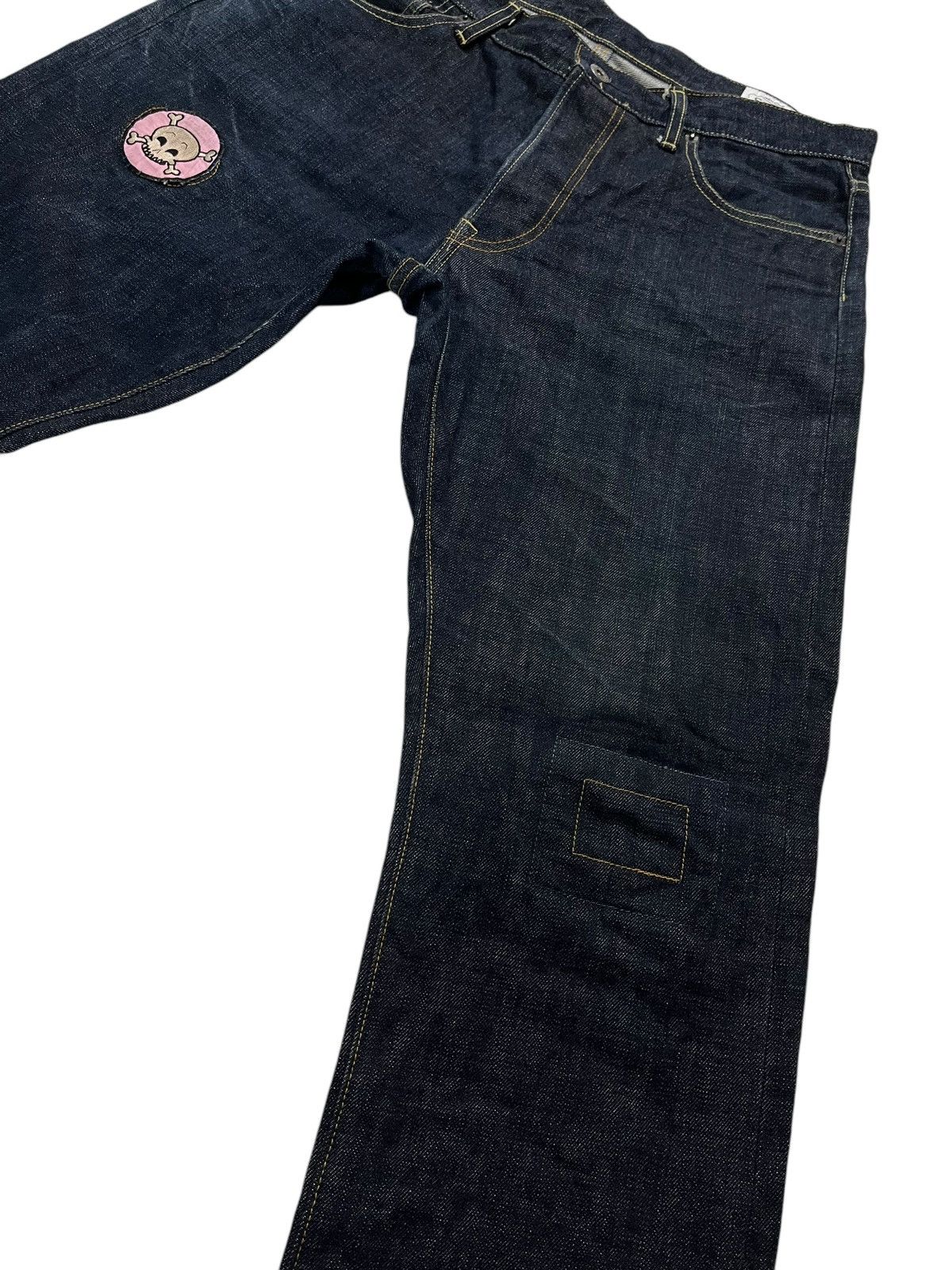 FUCT × Japanese Brand × SSDD SSDD BY FUCT JAPANESE BRAND NON SELVEDGE JEANS Size US 34 / EU 50 - 6 Thumbnail