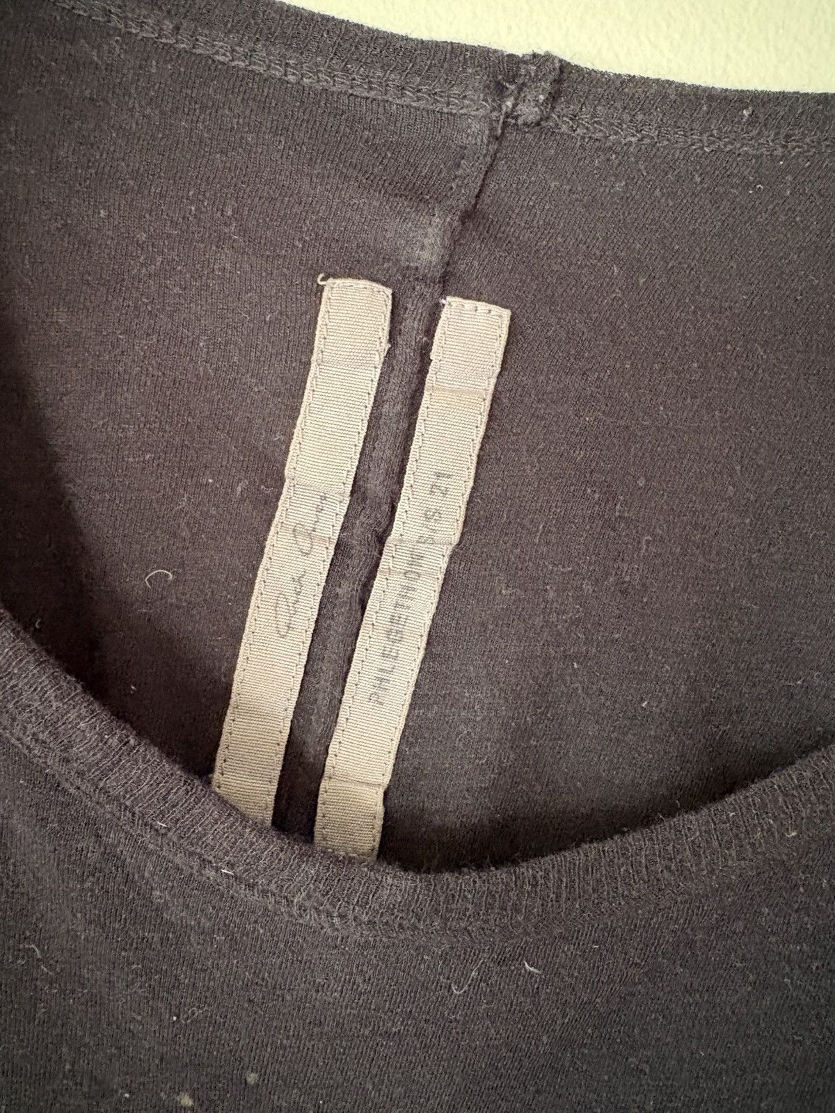Rick Owens Double longsleeve t shirt Size US M / EU 48-50 / 2 - 9 Thumbnail