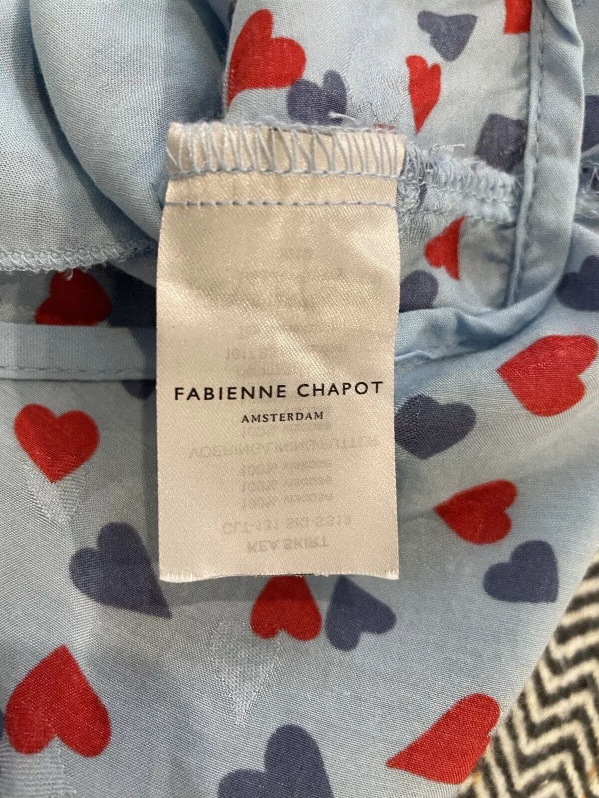 Other Fabianne Chapot Viscose Kea Skirt Hearts Wrap Print size XS Size 28" / US 6 / IT 42 - 14 Thumbnail