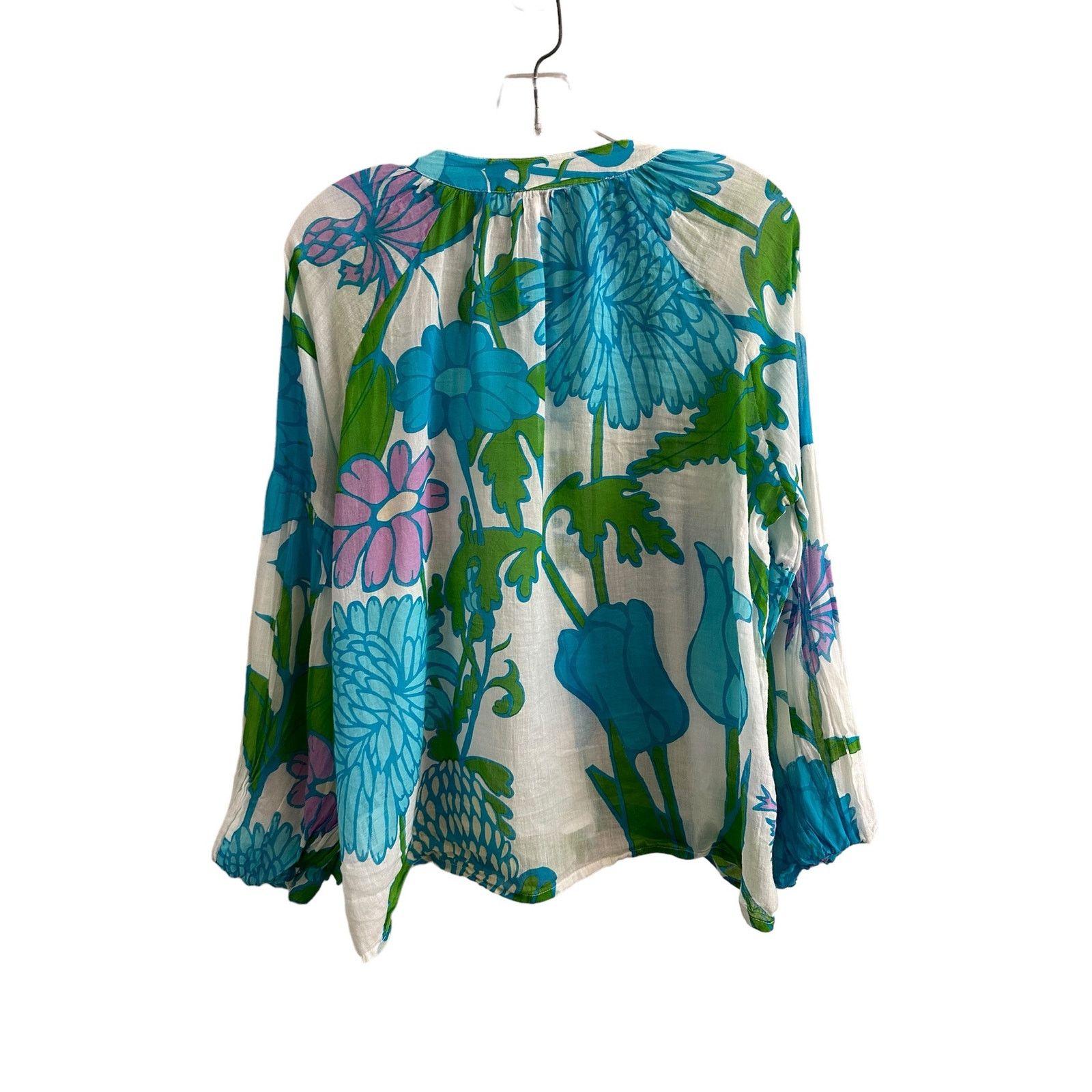 Other Olivia James Floral Long Sleeve V-Neck Button Up Blouse - S Size S / US 4 / IT 40 - 14 Thumbnail