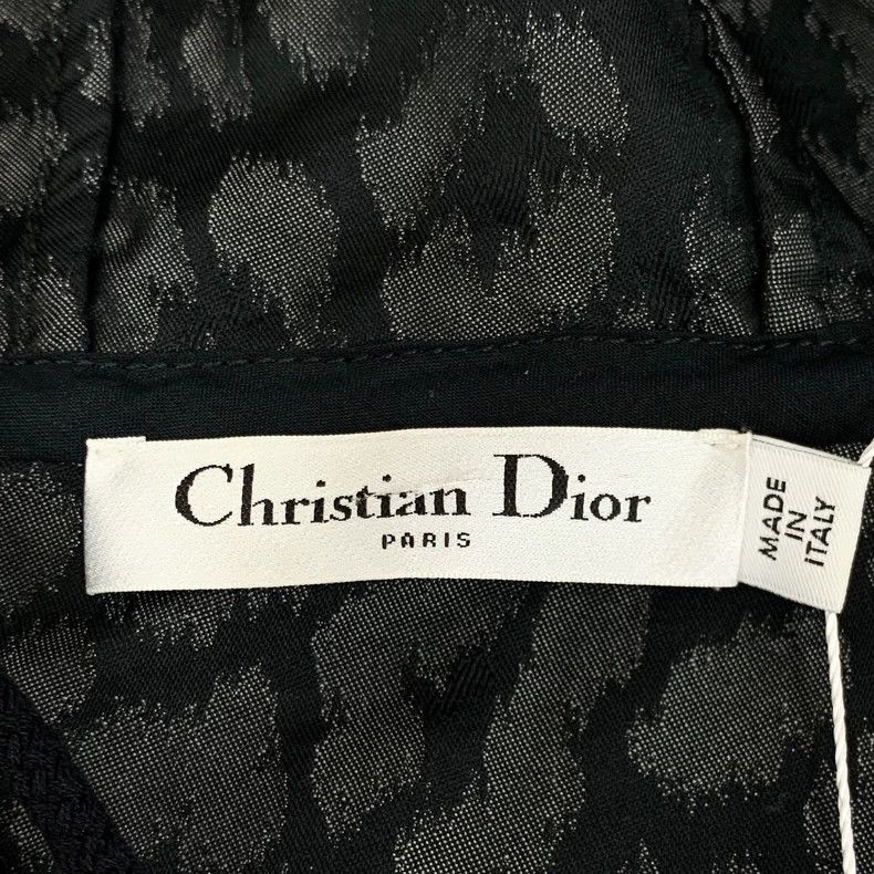 Dior Dior Black and gray leopard print full-print hooded half-z Size XS / US 0-2 / IT 36-38 - 6 Thumbnail