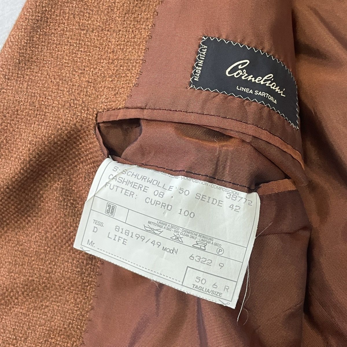Corneliani Corneliani Piet Zoomers Linea Sartoria Blazer Size 50R Size 50R - 15 Thumbnail