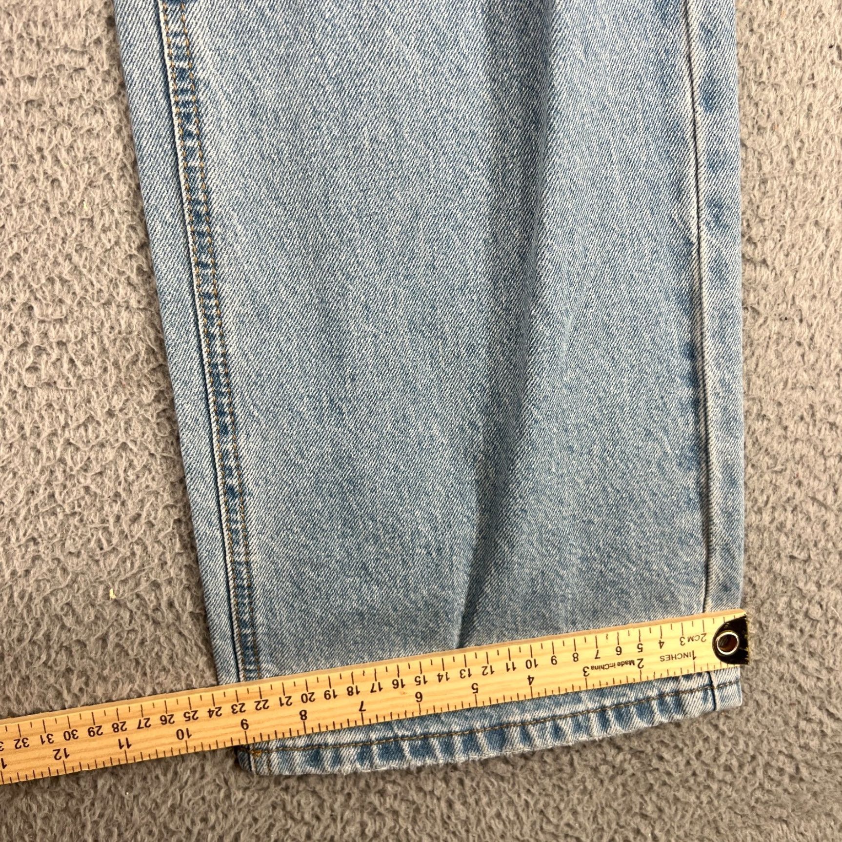 Vintage Edikted Jeans Womens M Medium Blue Mid Rise Wide-Leg Denim Size 32" / US 10 / IT 46 - 2 Thumbnail
