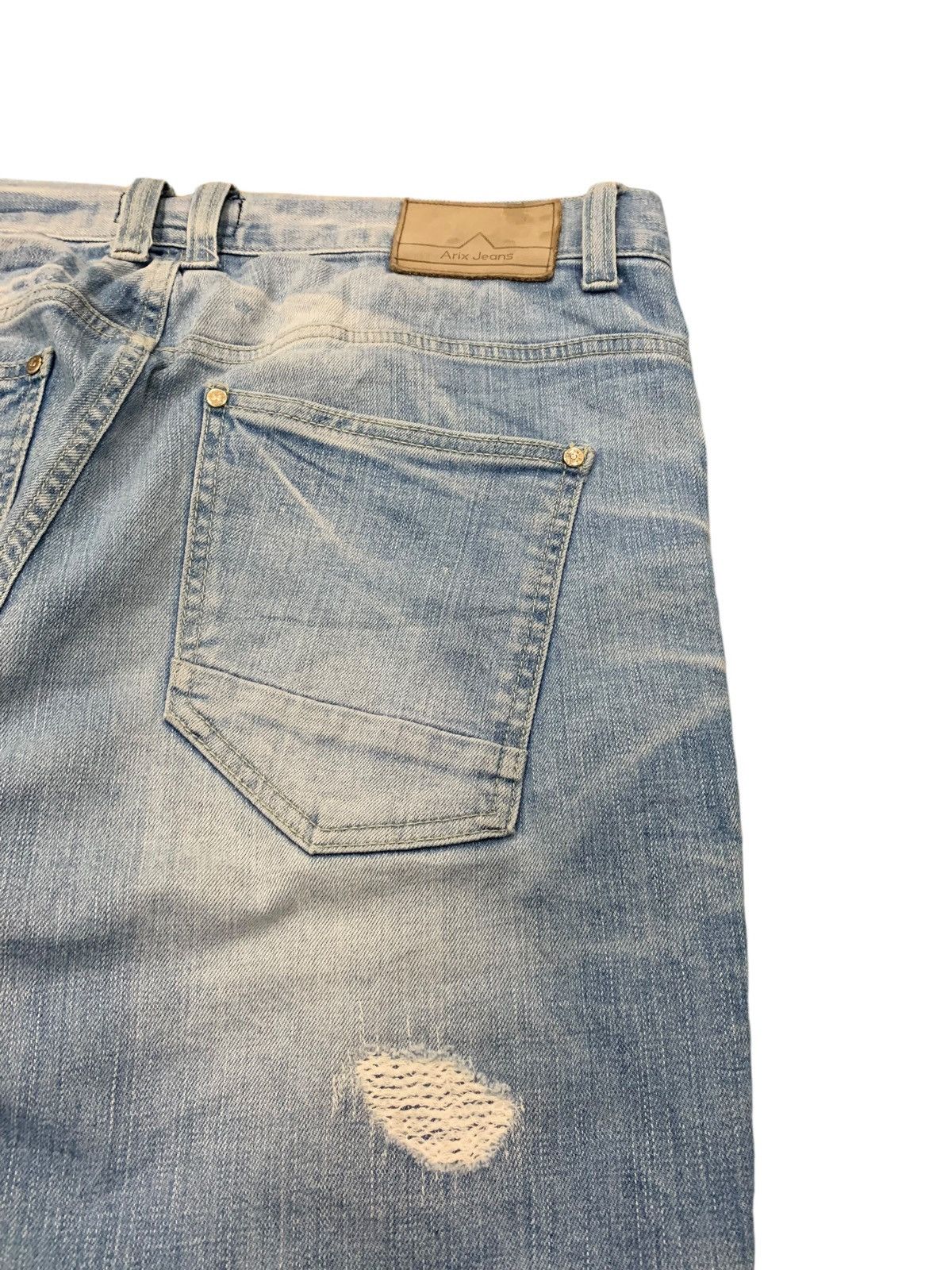20471120 × If Six Was Nine × Japanese Brand Arix Constructed Distressed Denim Pants (AC13) Size US 34 / EU 50 - 11 Thumbnail