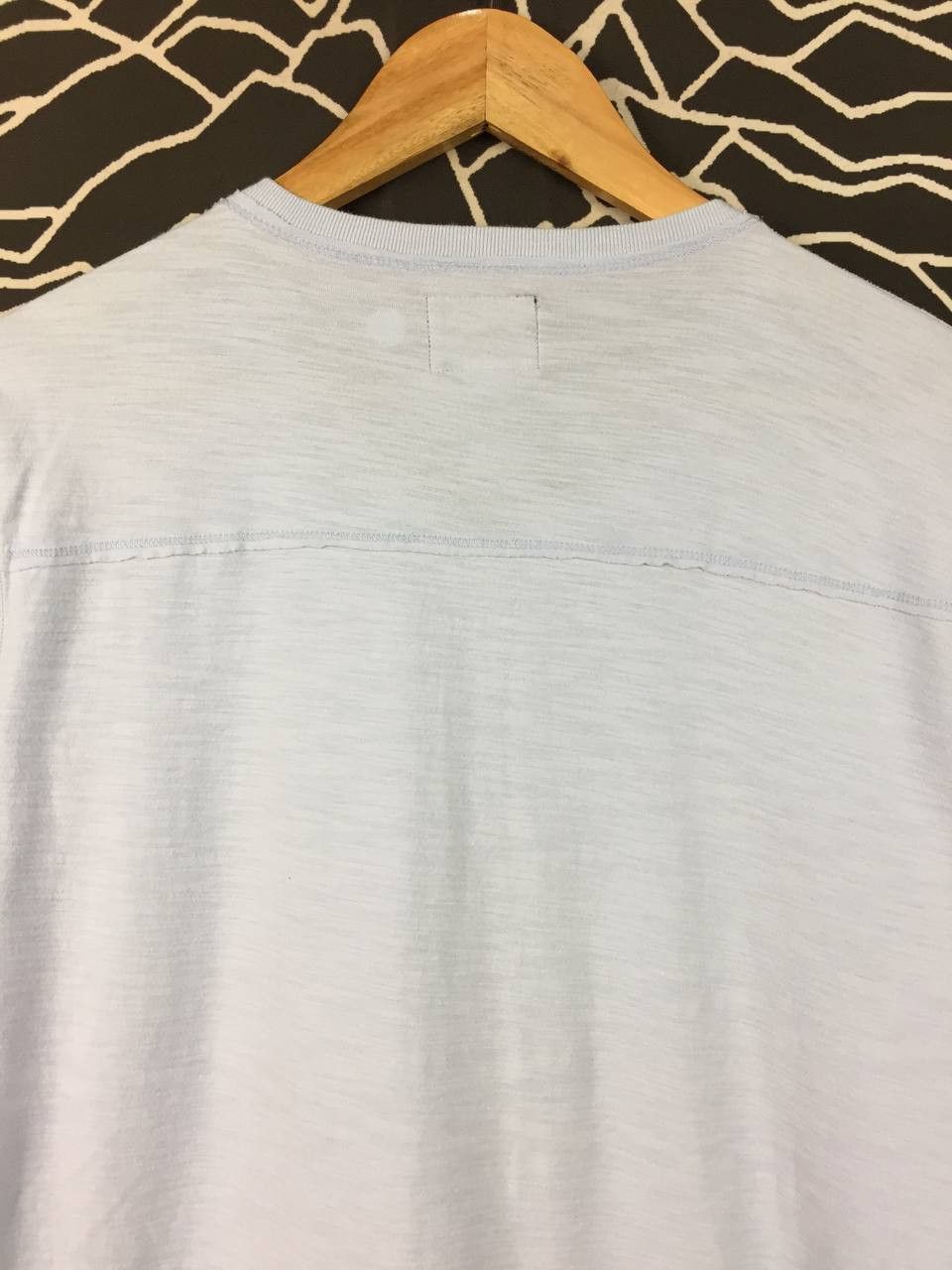 Diesel Diesel Co. Light Blue Pocket Long Sleeve Henley Tee Size S Size US S / EU 44-46 / 1 - 9 Thumbnail